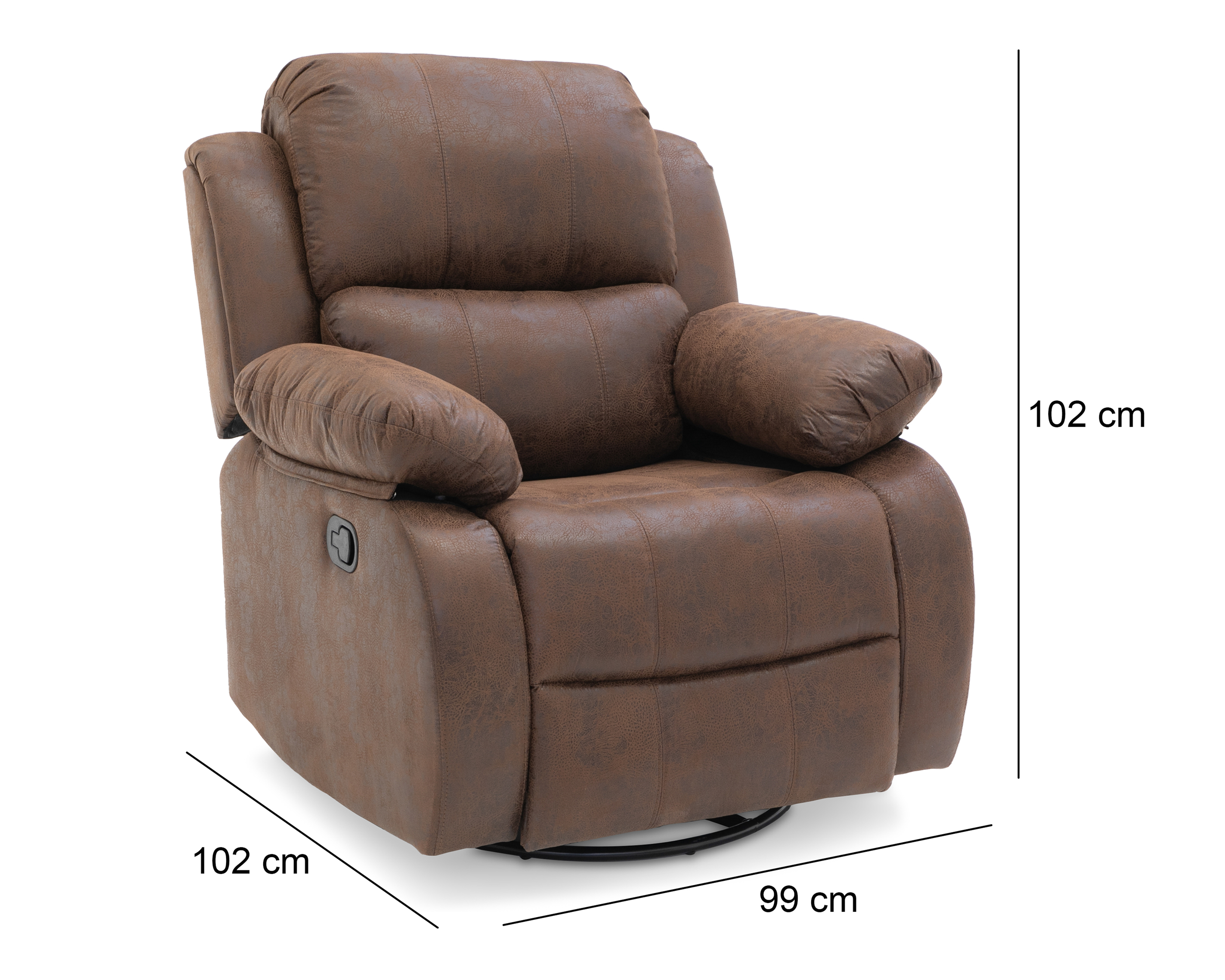 Foto 8 pulgar | Foto 7 | Sillón Reclinable Enzo Café
