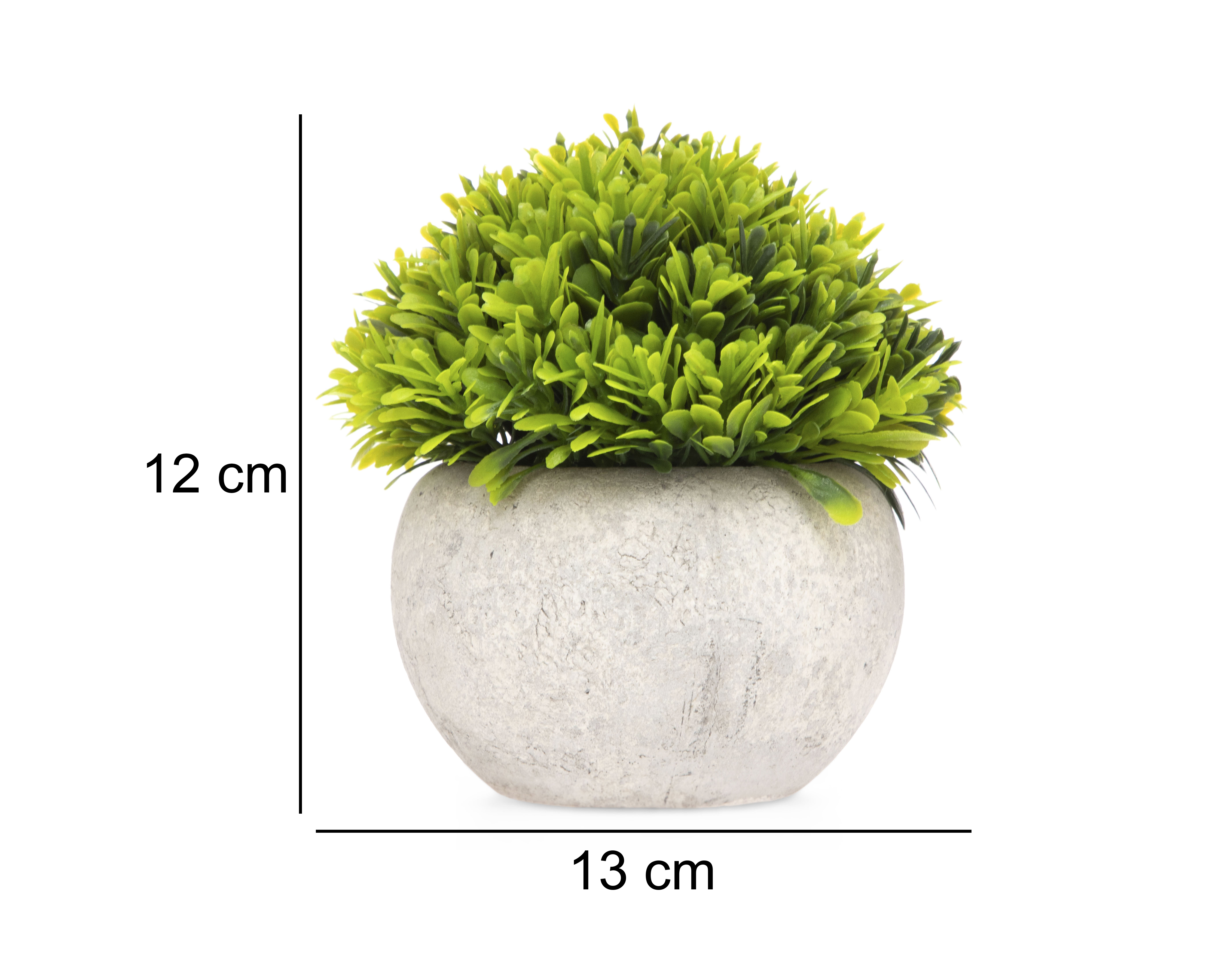 Foto 6 pulgar | Foto 5 | Planta Artificial con Maceta Starhaus 12 cm
