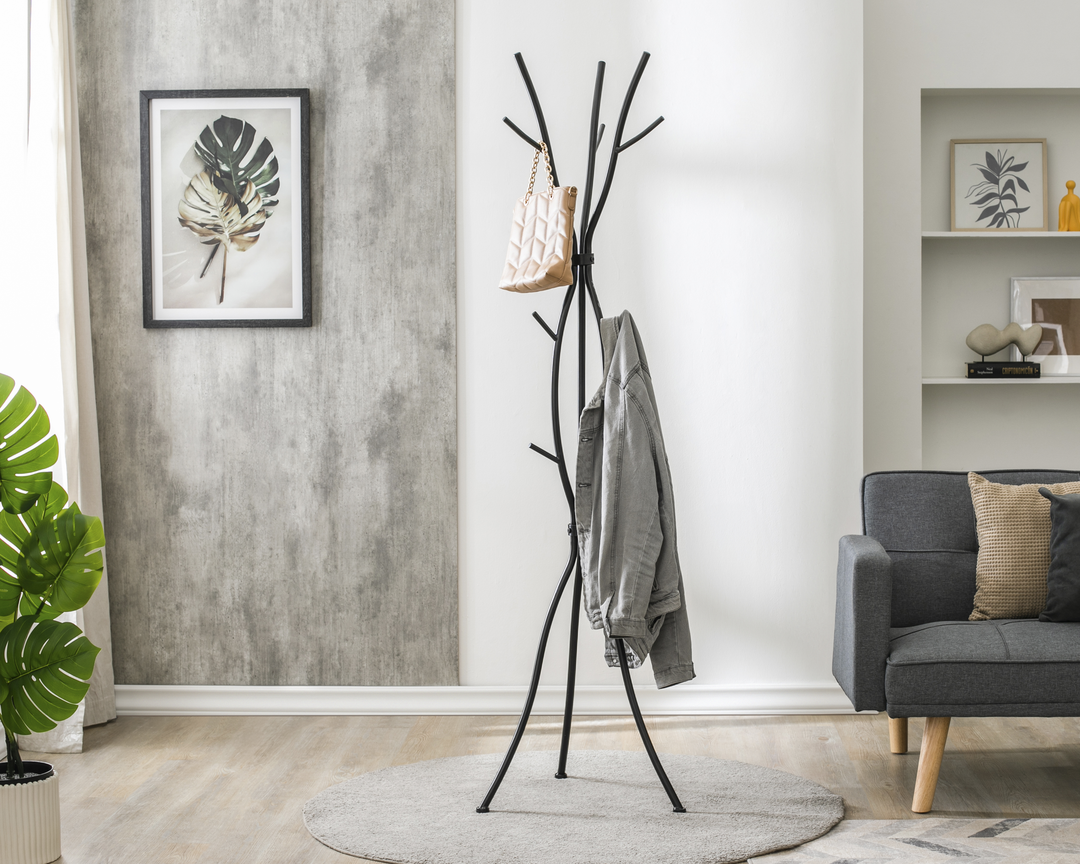 Perchero de Metal Starhaus Negro