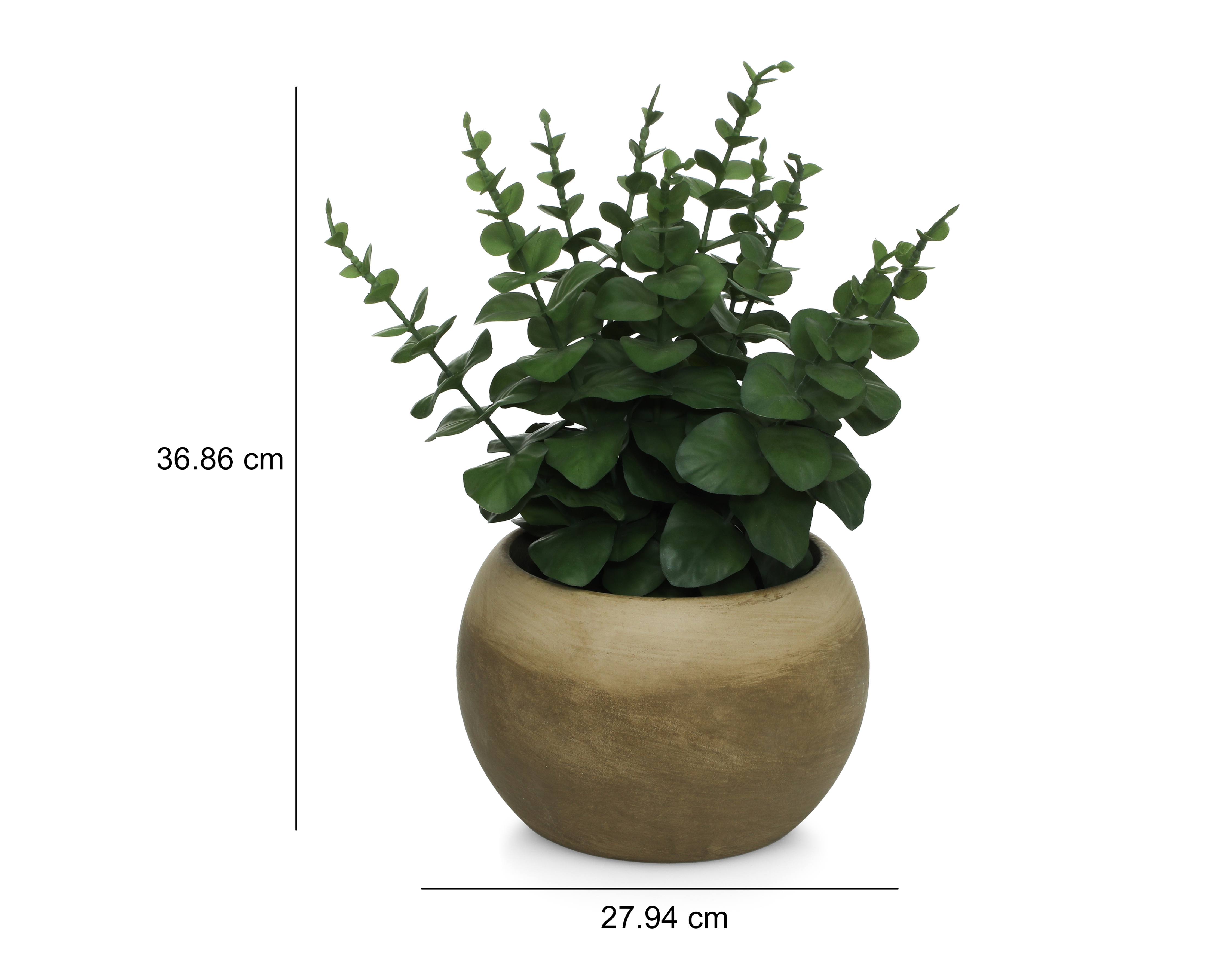 Foto 6 pulgar | Foto 5 | Planta Artificial con Maceta Starhaus 36.8 cm