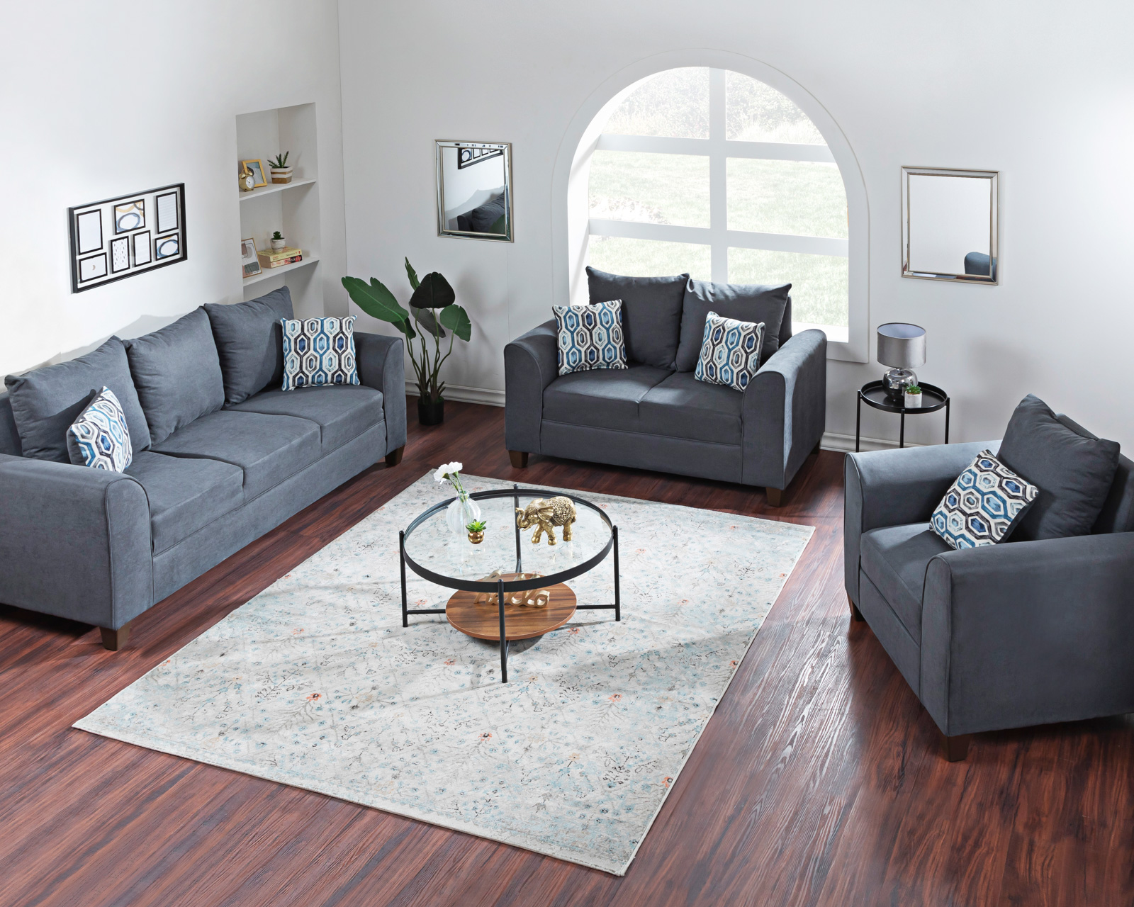 Foto 8 pulgar | Foto 7 | Loveseat Zardoni Contemporáneo