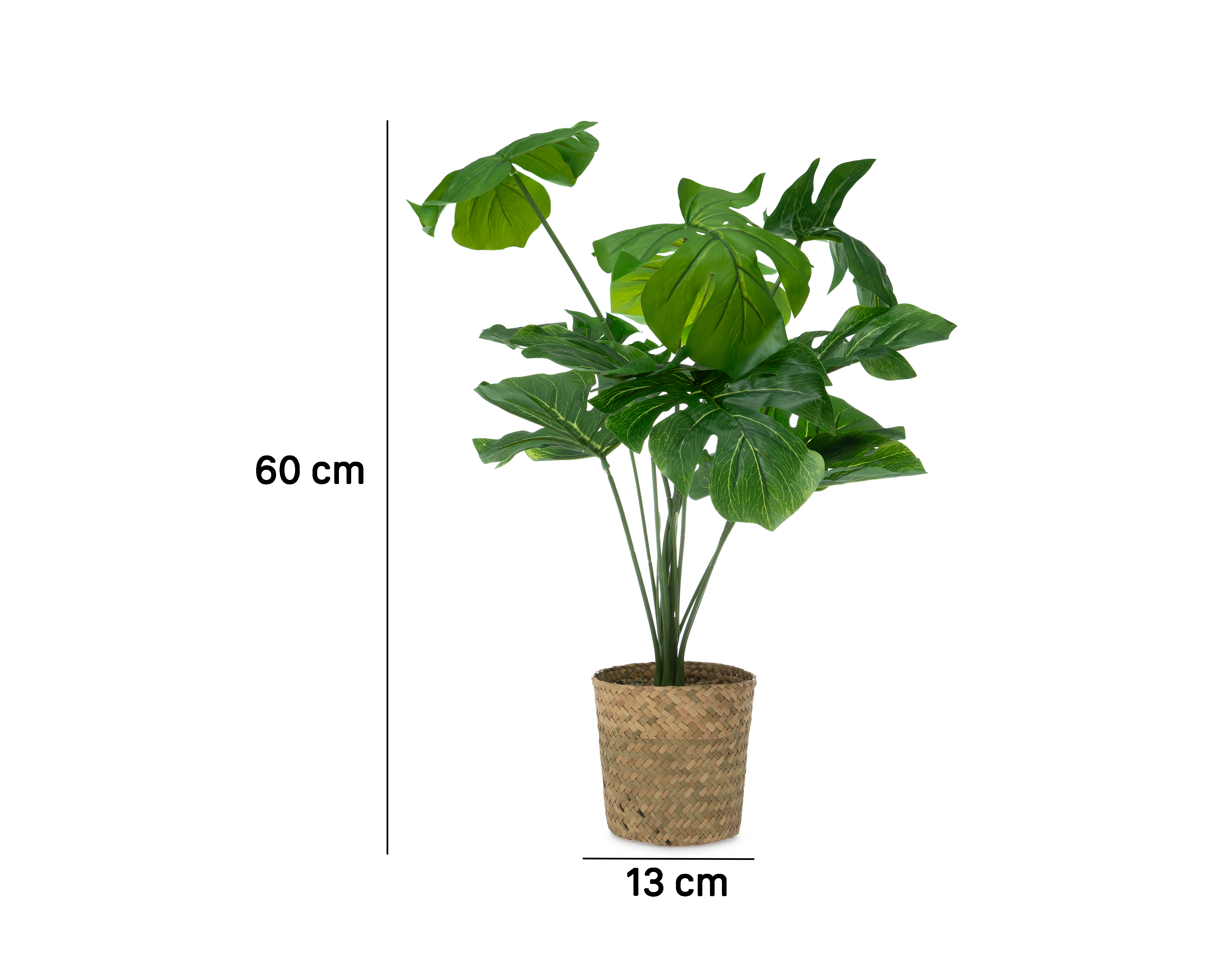 Foto 6 pulgar | Foto 5 | Planta Artificial con Maceta Starhaus 60 cm