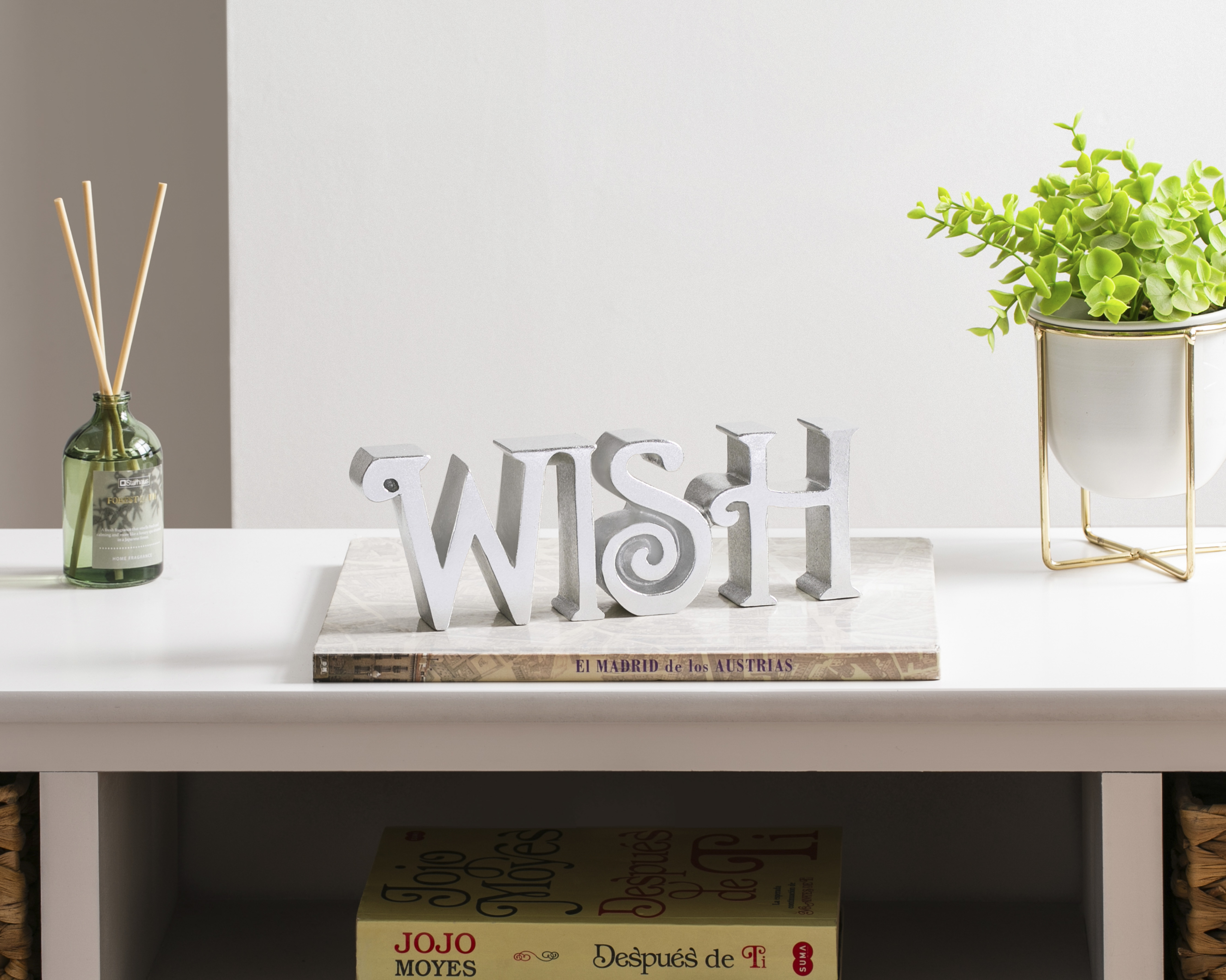 Foto 5 | Foto 5 | Letrero Decorativo Wish de Poliresina