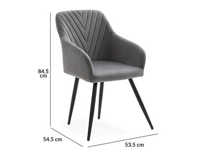 Foto 5 | Foto 5 | Sillón Ocasional Raquel Gris