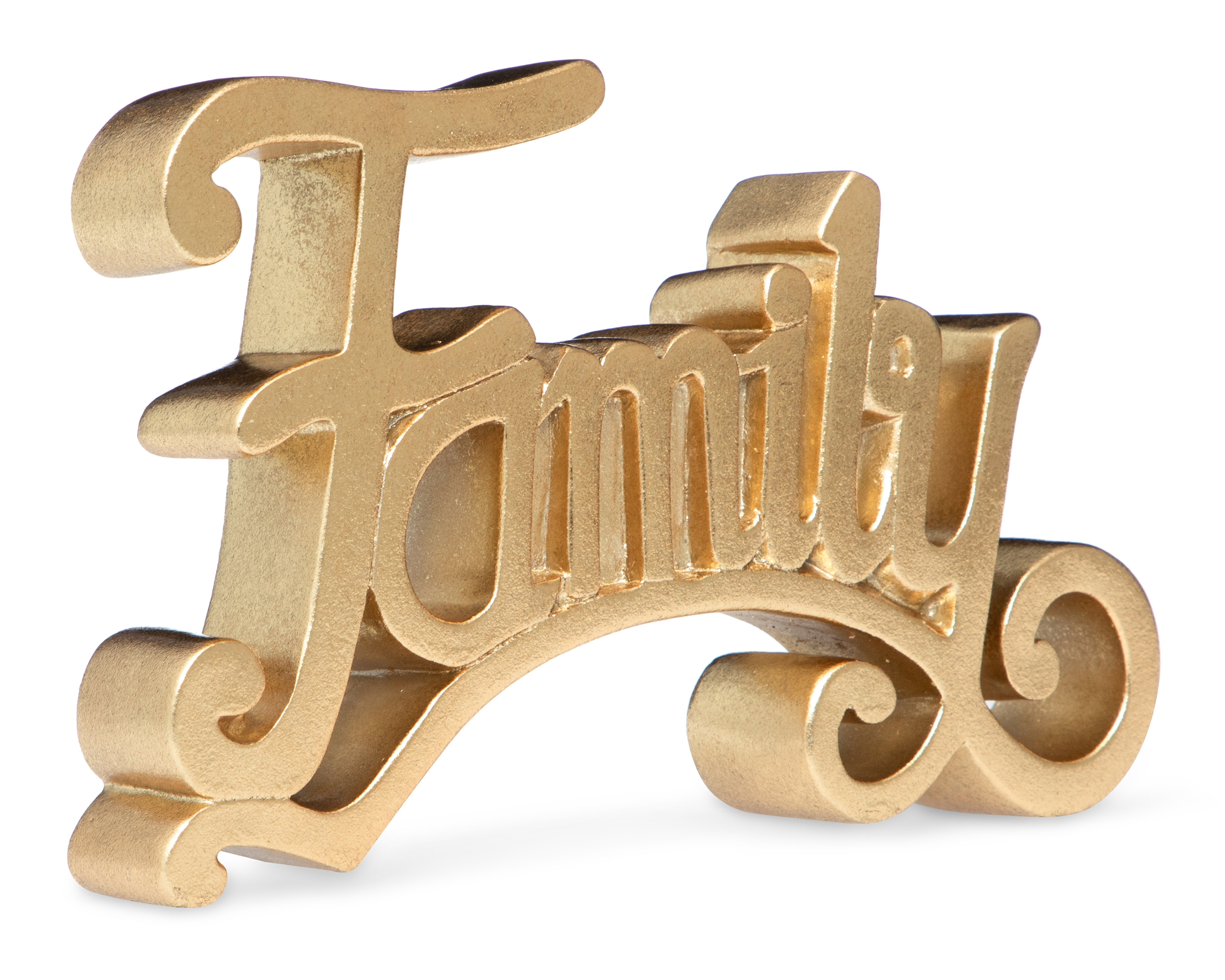 Escultura de Letras Family de Poliresina