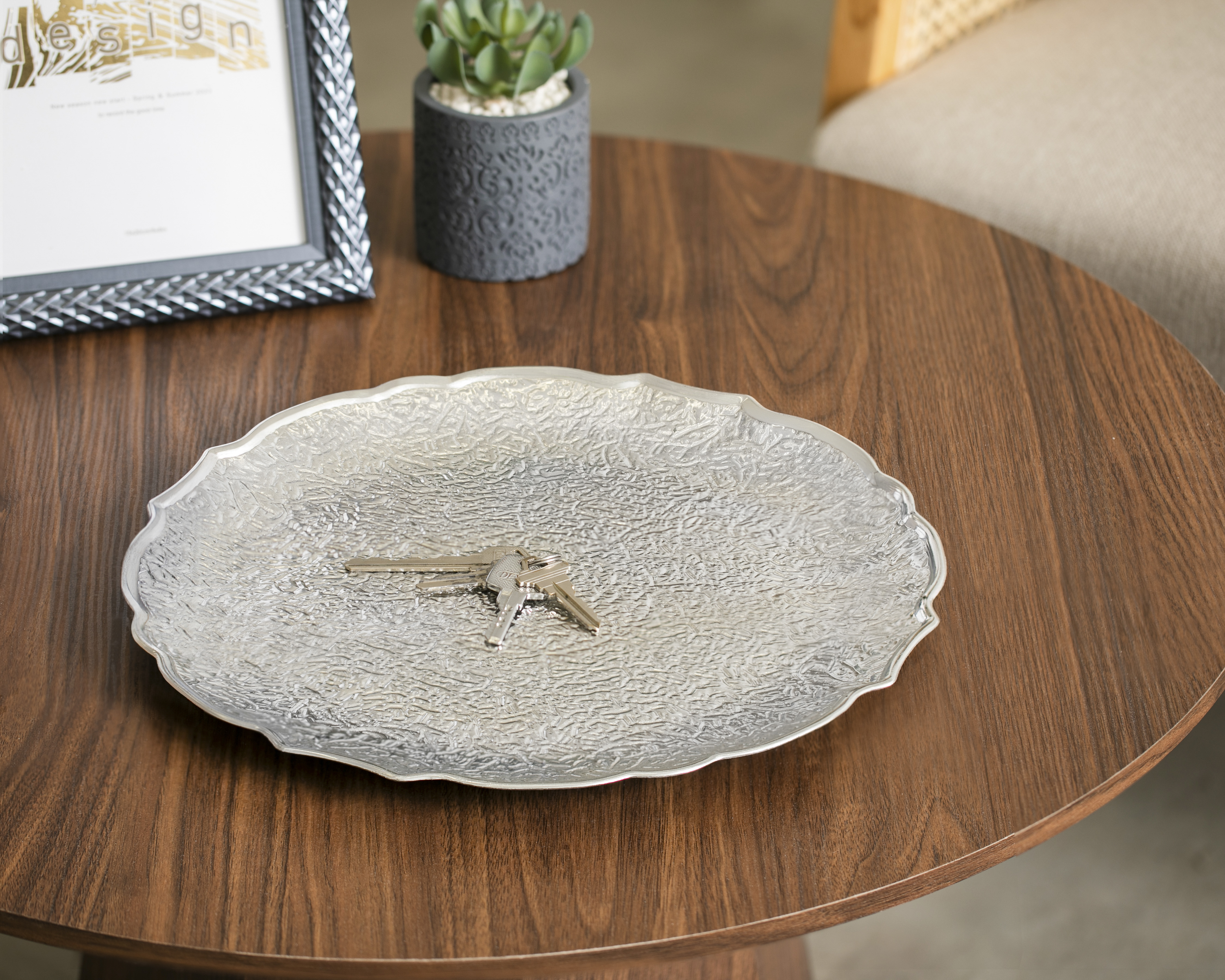 Foto 5 pulgar | Foto 4 | Platón Decorativo Brulis de Plástico