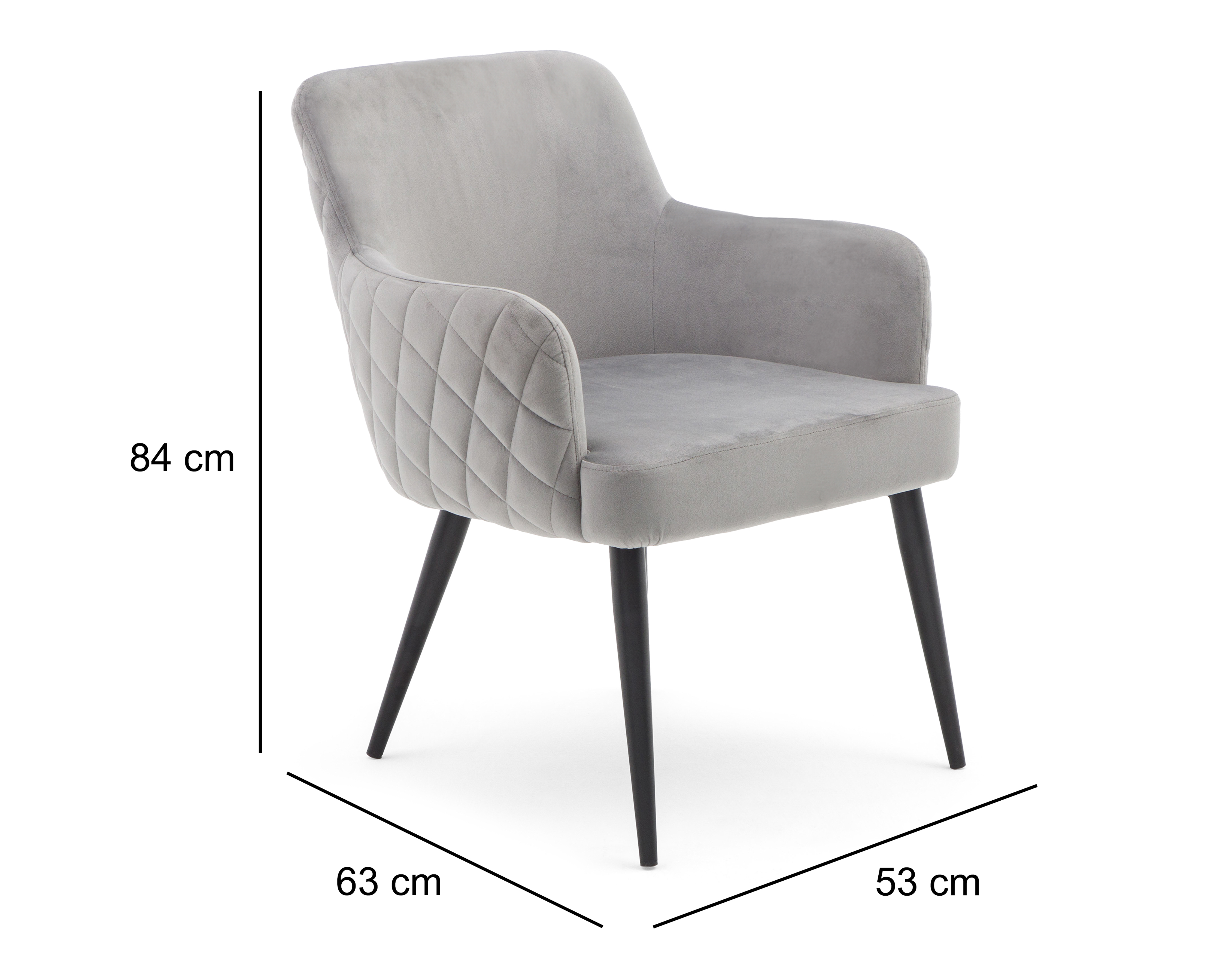 Foto 5 pulgar | Foto 4 | Sillón Harper Gris