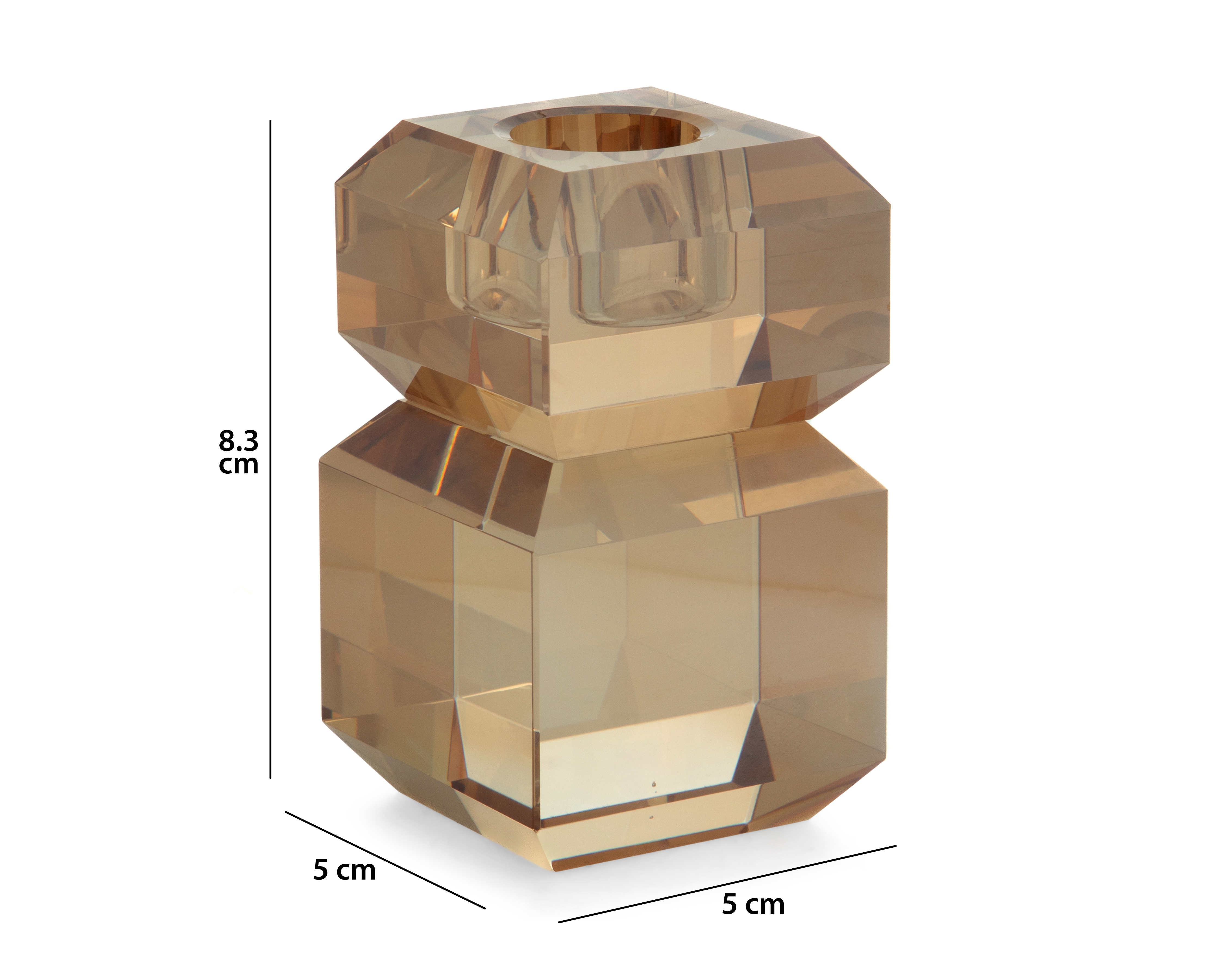 Foto 6 pulgar | Foto 5 | Candelabro Tadeo de Vidrio