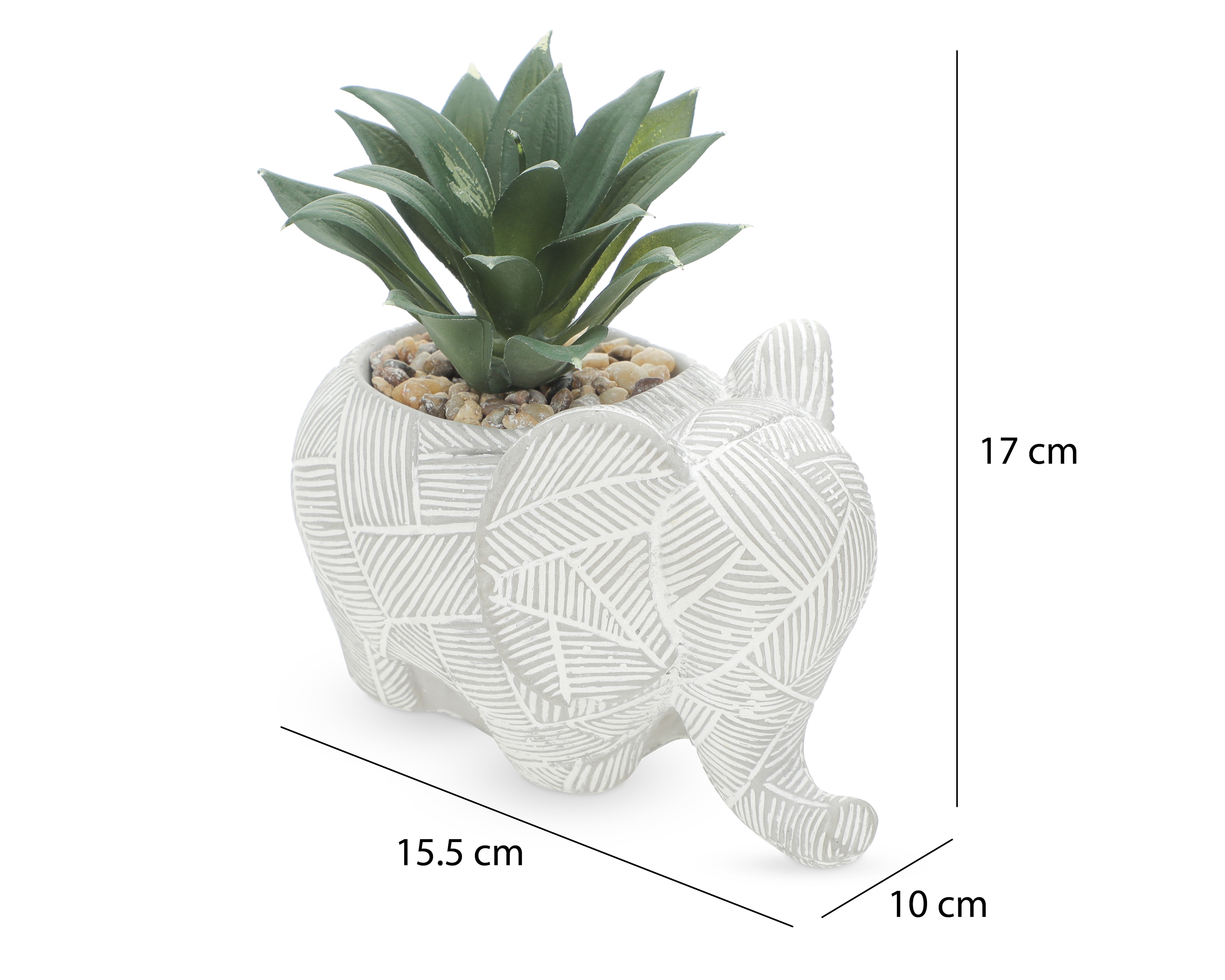Foto 6 pulgar | Foto 5 | Planta Artificial con Maceta Starhaus 17 cm