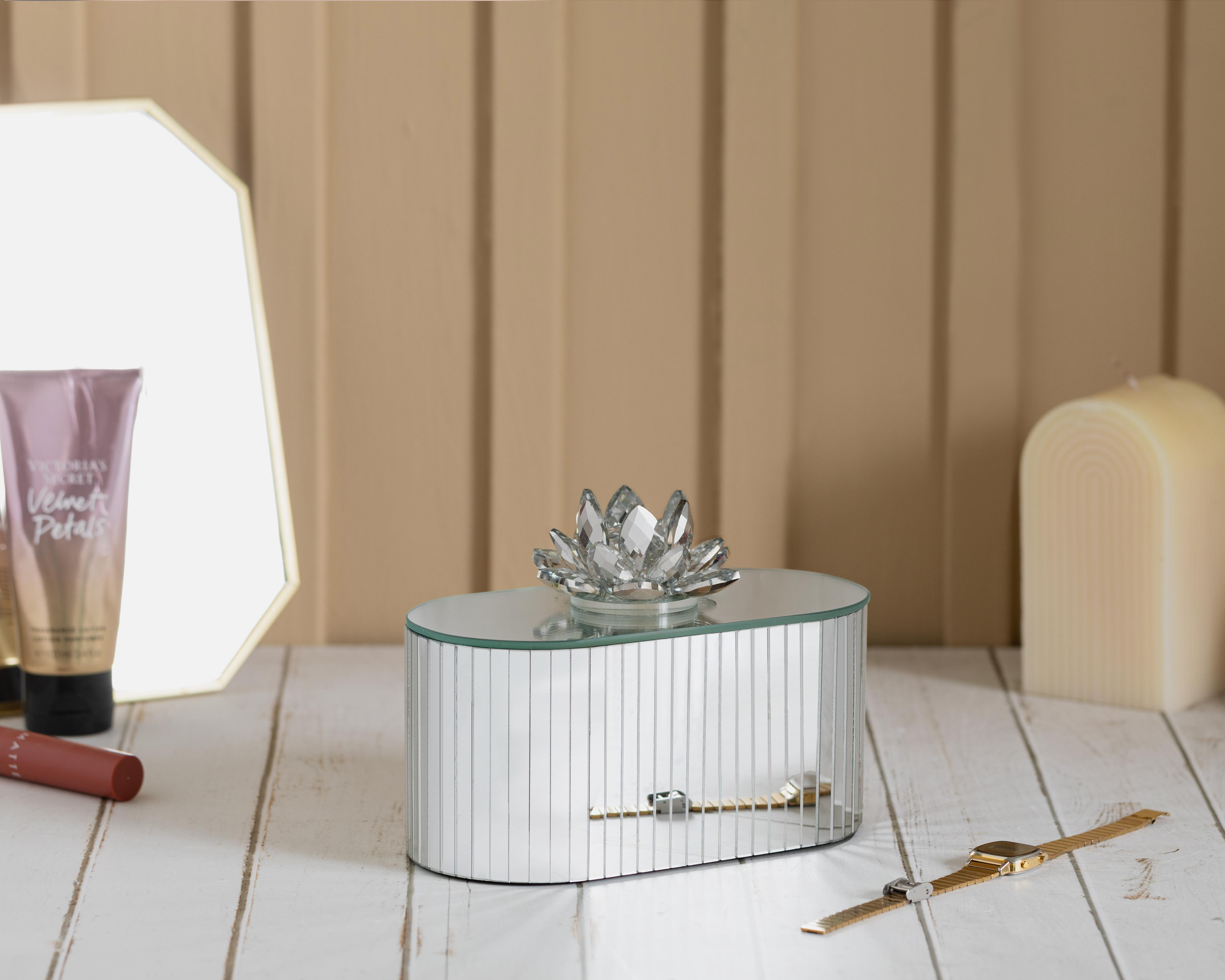 Foto 6 pulgar | Foto 5 | Joyero Starhaus de Vidrio y MDF