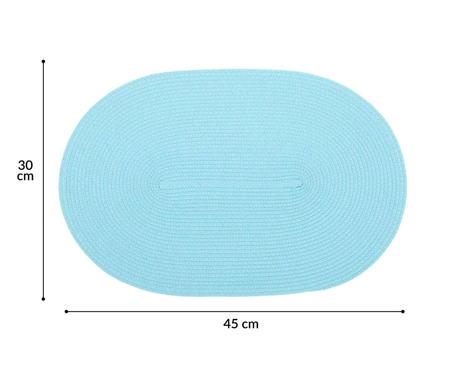 Foto 5 pulgar | Foto 4 | Mantel Individual Lili Azul 30 x 45 cm 4 Piezas