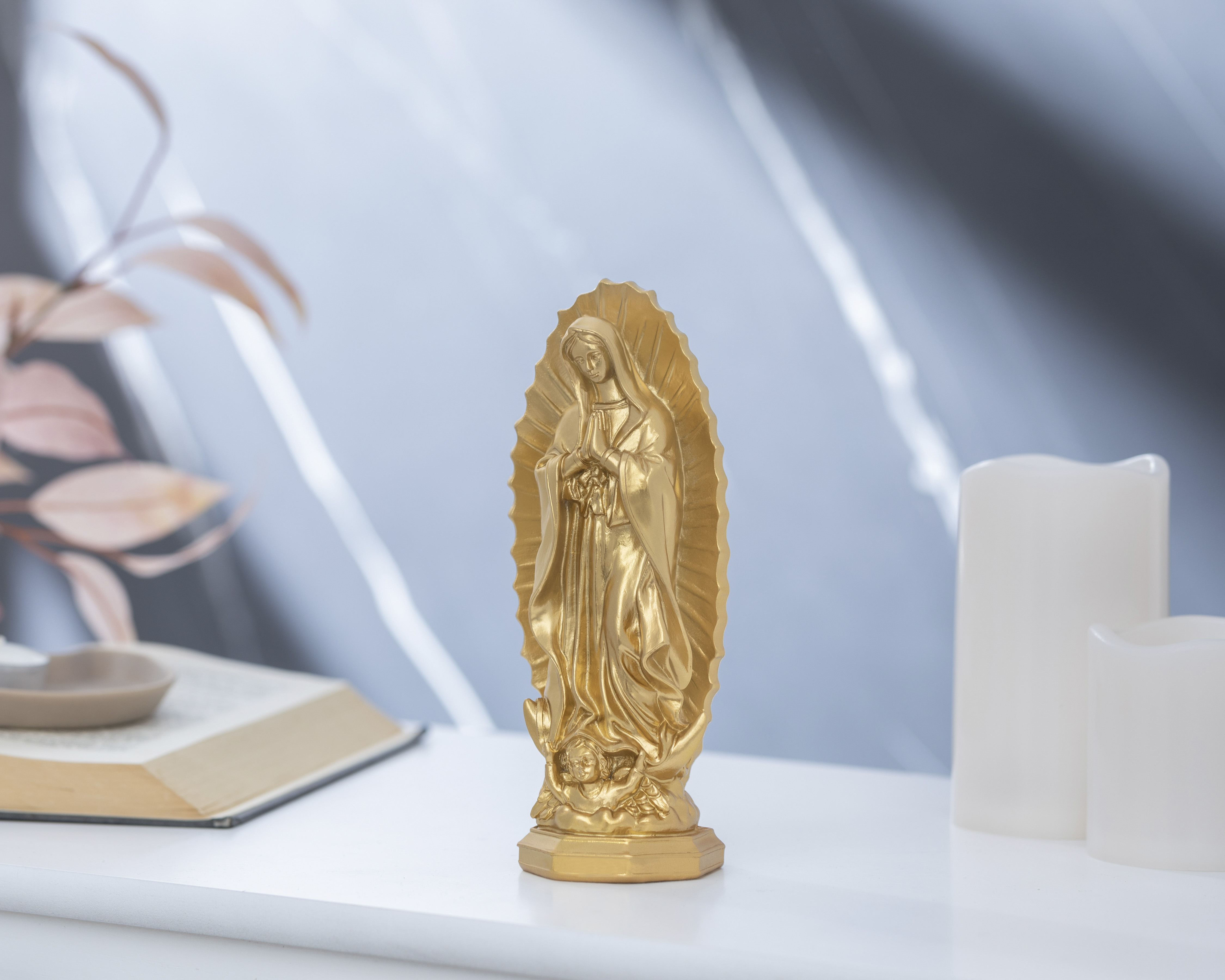 Foto 5 | Foto 5 | Escultura Virgen de Guadalupe de Resina
