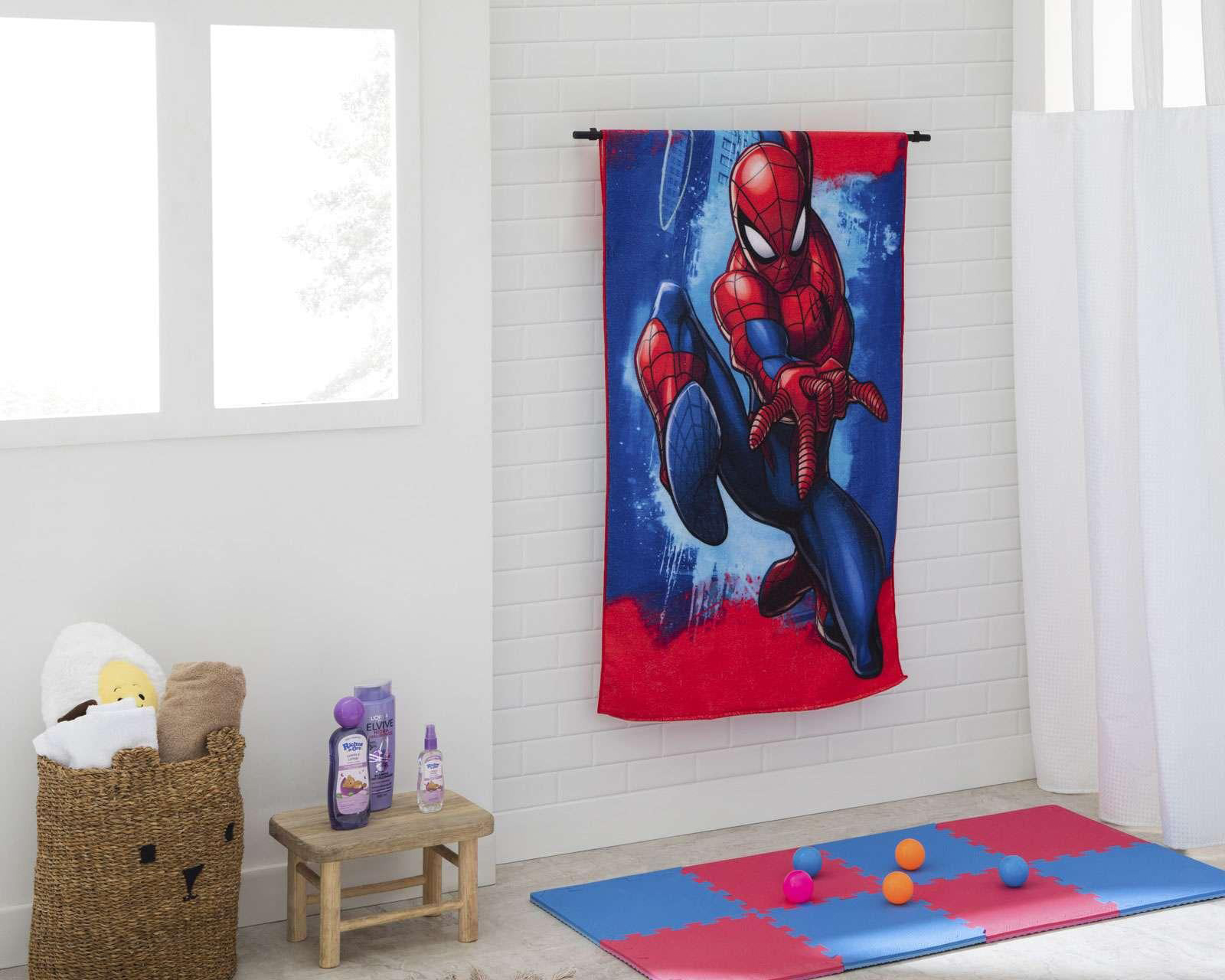 Foto 7 pulgar | Foto 6 | Toalla de Medio Baño Spider-Man Providencia Azul