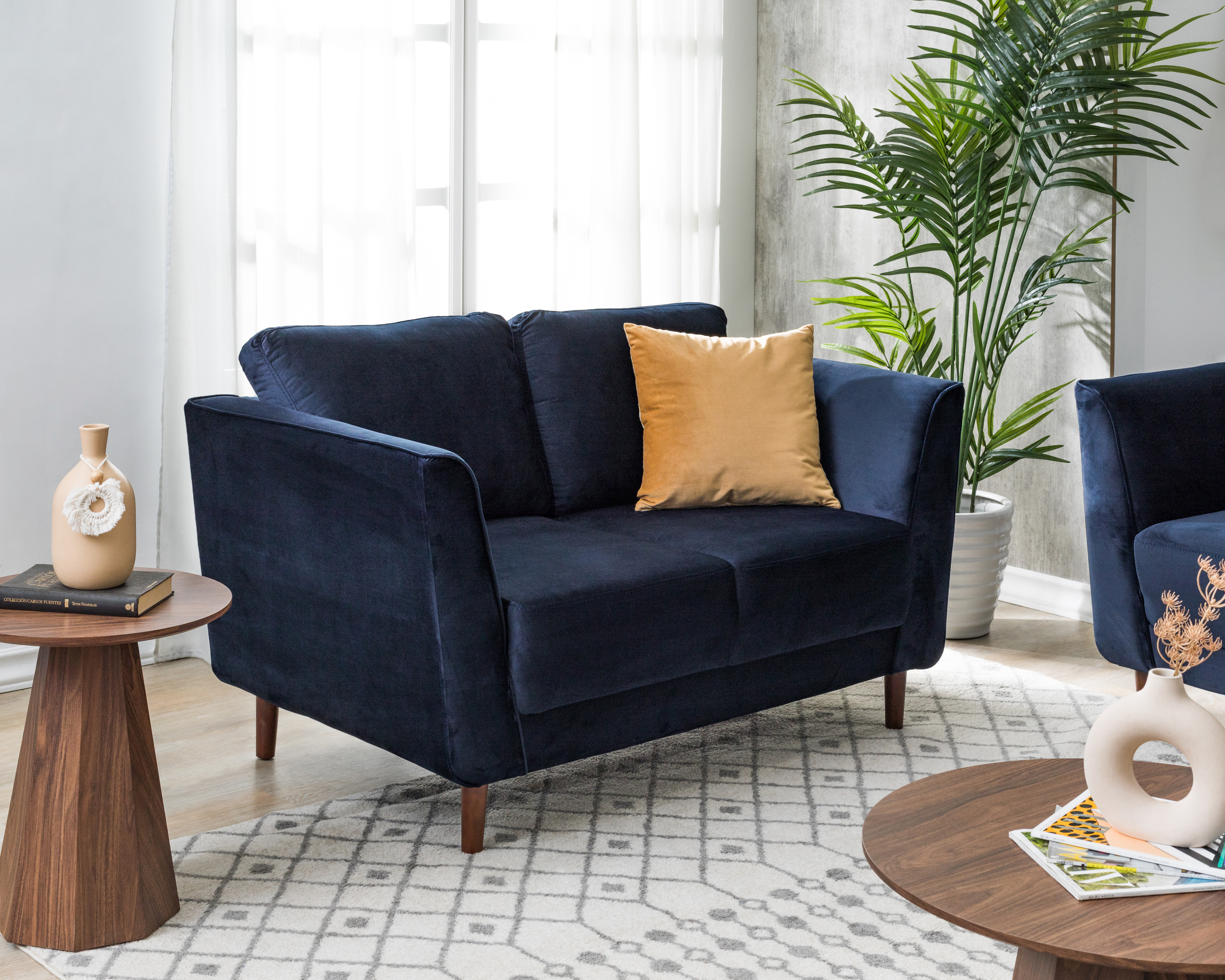 Foto 2 pulgar | Foto 1 | Loveseat Sio Contemporáneo