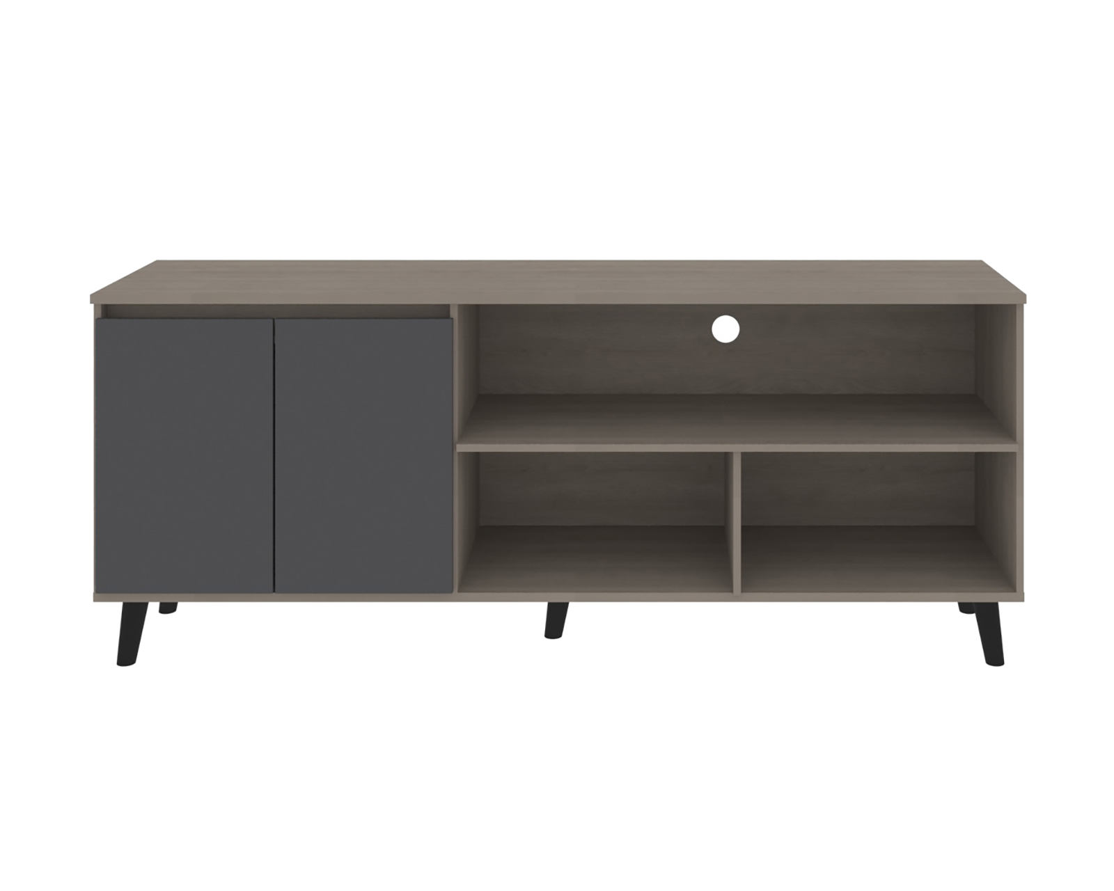 Foto 2 | Foto 2 | Mesa para Televisión Mobi Espinela Fresno y Gris