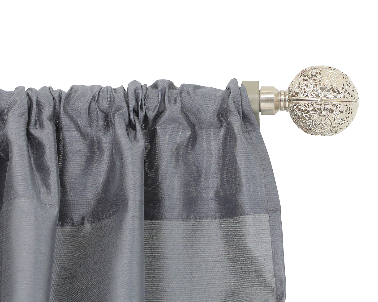Foto 4 pulgar | Foto 3 | Cortinas Nissi 280 x 225 cm Gris