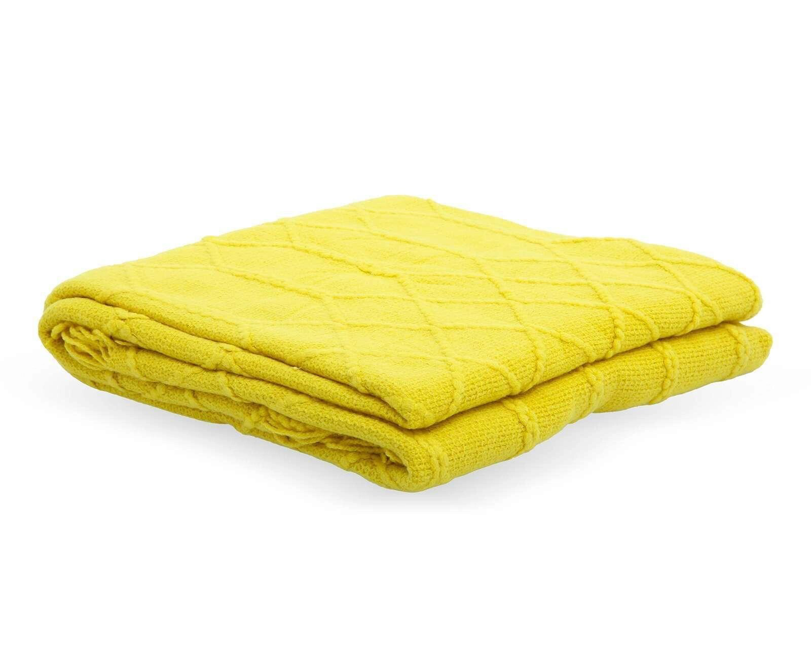 Foto 3 pulgar | Foto 2 | Frazada Starhaus Laly Amarilla