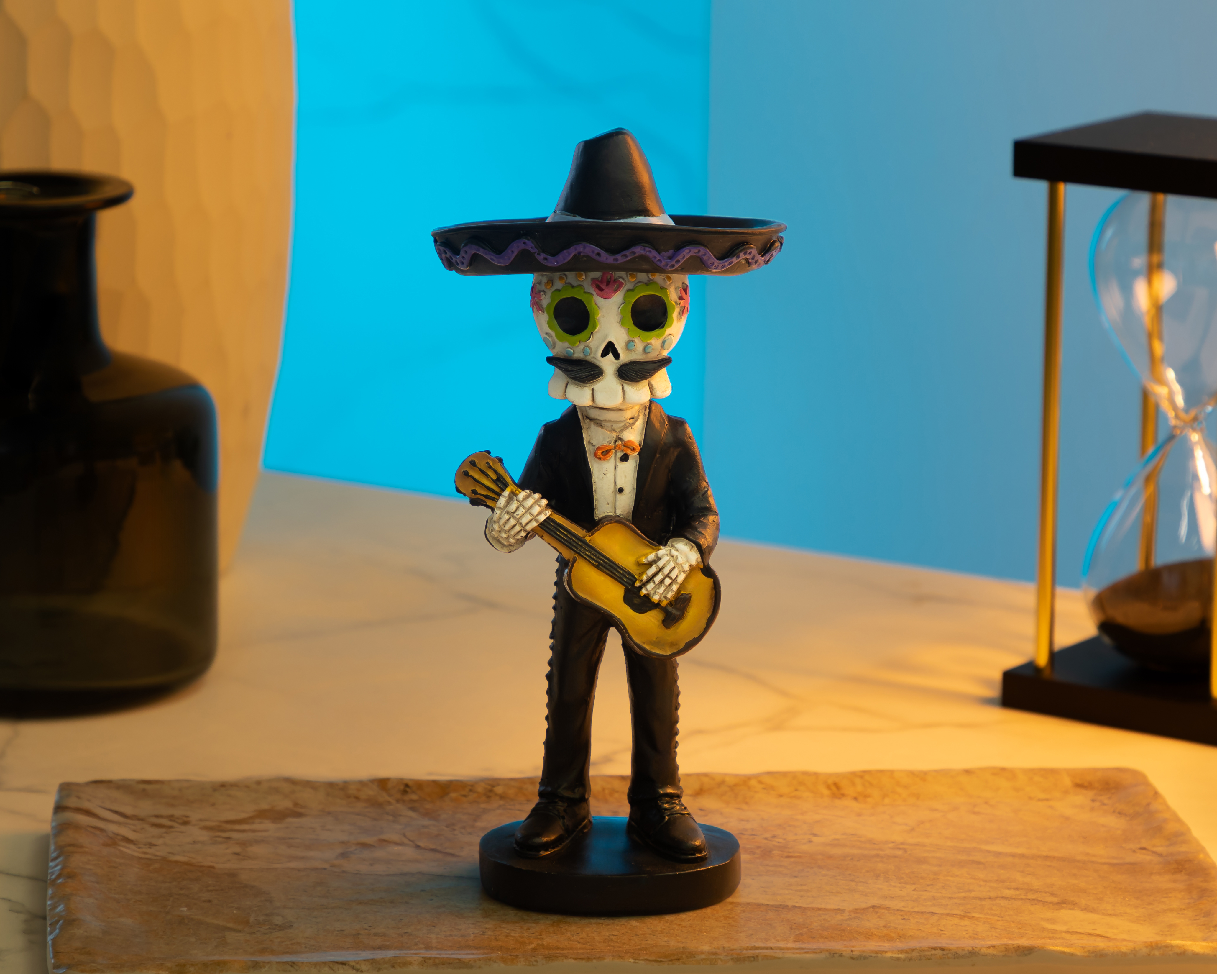 Foto 5 | Foto 5 | Calavera de Día de Muertos Alfredo de Resina