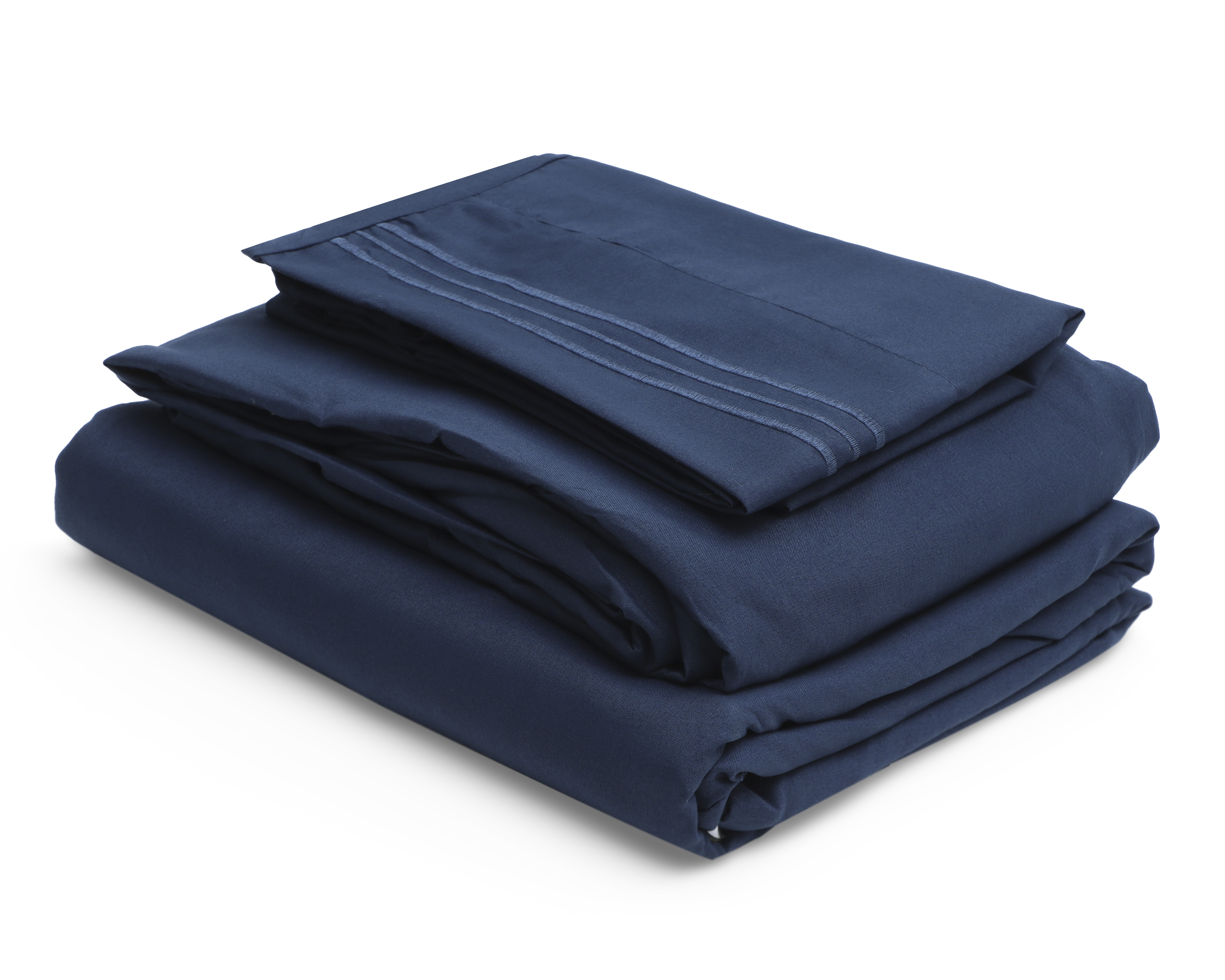 Foto 2 | Foto 2 | Sábana Matrimonial con Fundas para Almohada Starhaus Karina Azul 4 Piezas