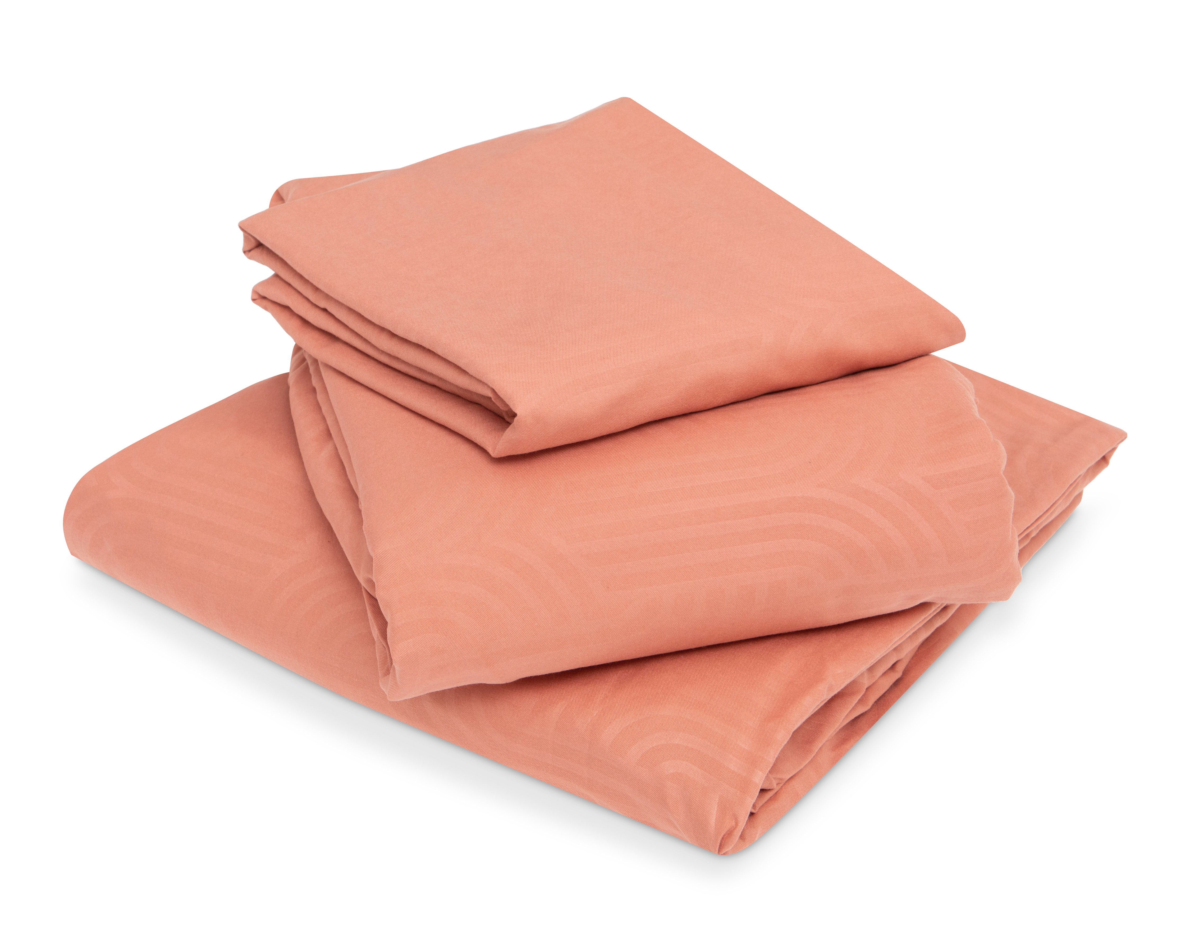 Foto 2 | Foto 2 | Sábana Matrimonial con Fundas para Almohada Starhaus Robyn Coral 4 Piezas