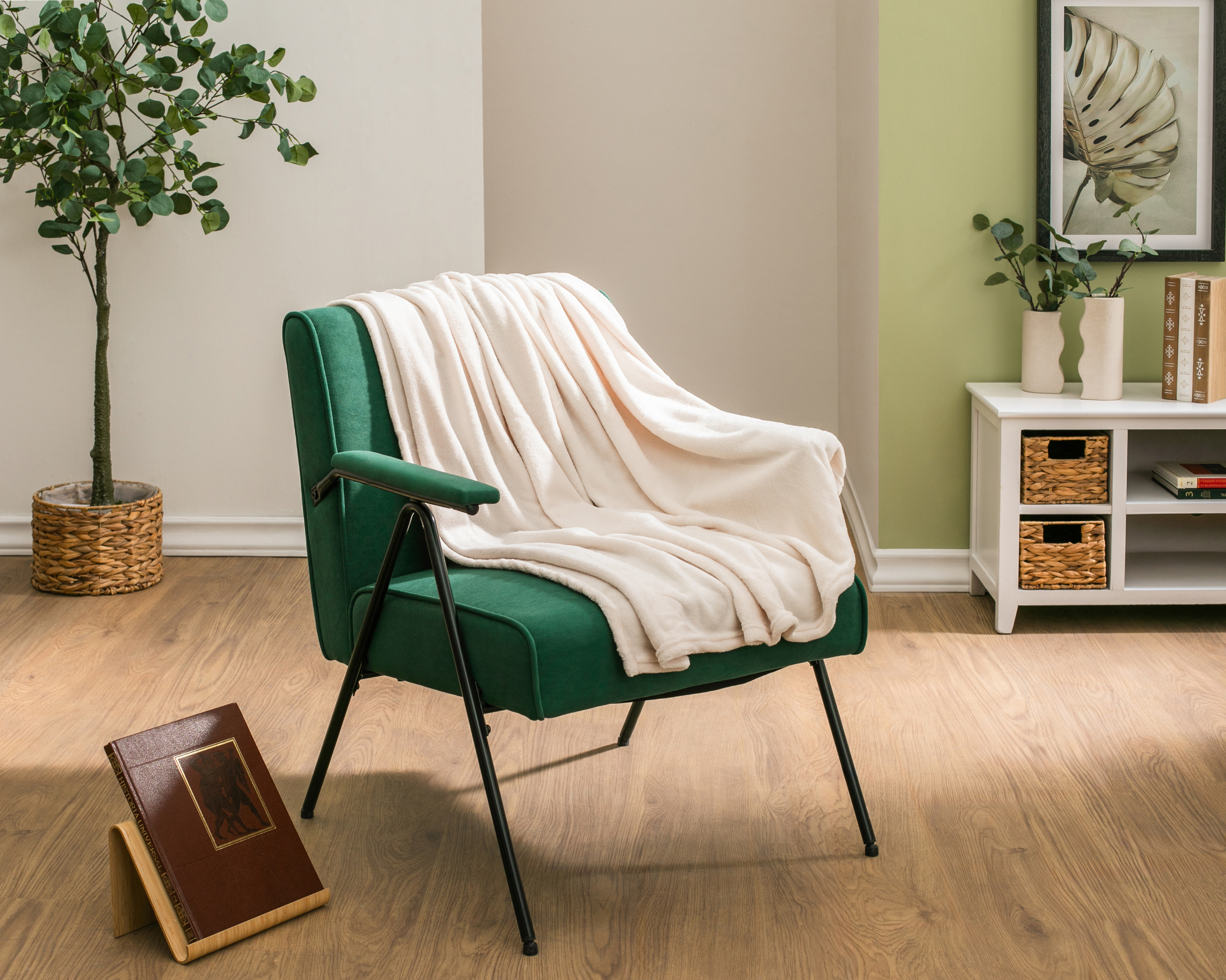 Foto 1 | Foto 1 | Frazada Individual Starhaus Nora Crema