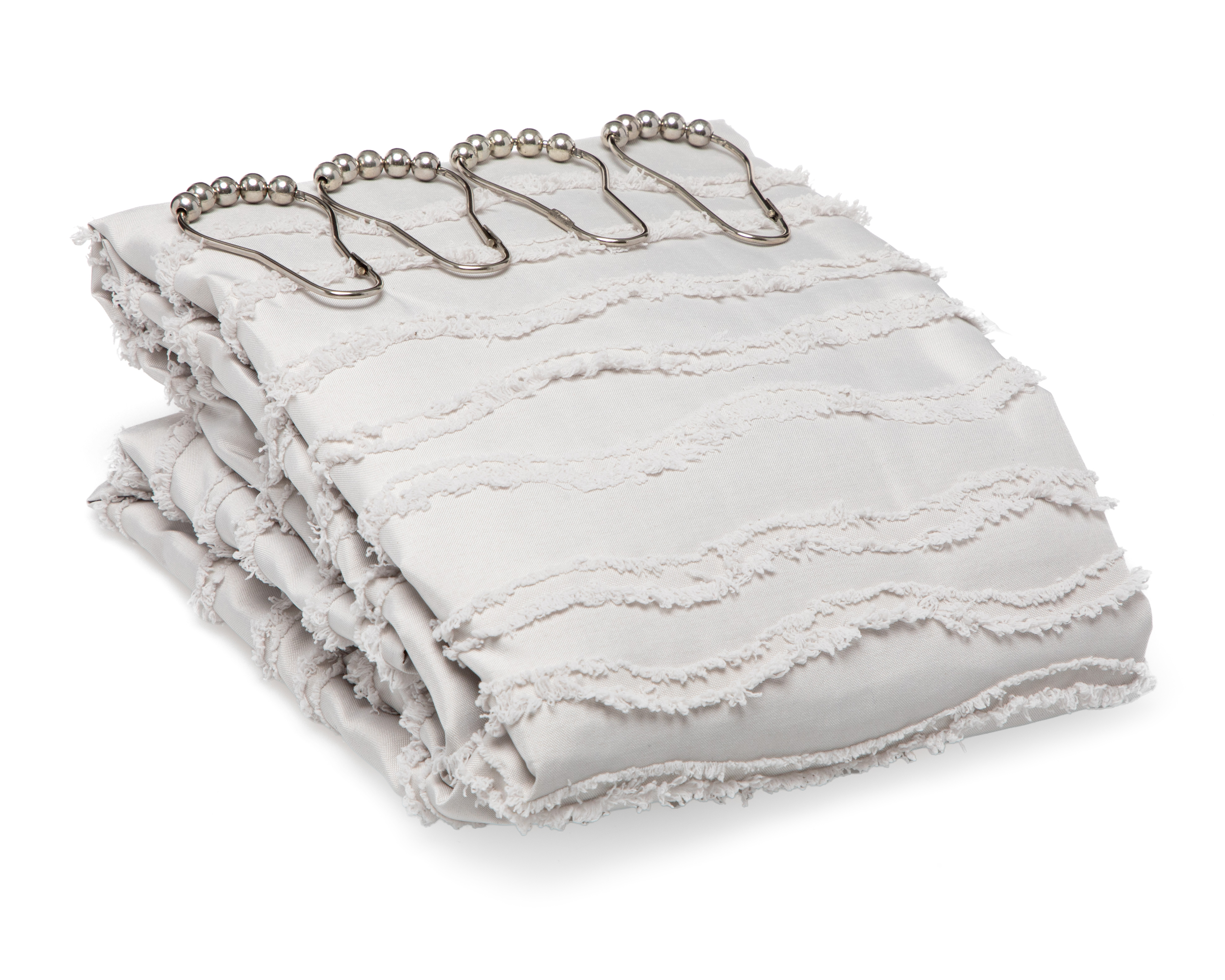 Foto 2 pulgar | Foto 1 | Cortina de Baño Starhaus con Ganchos