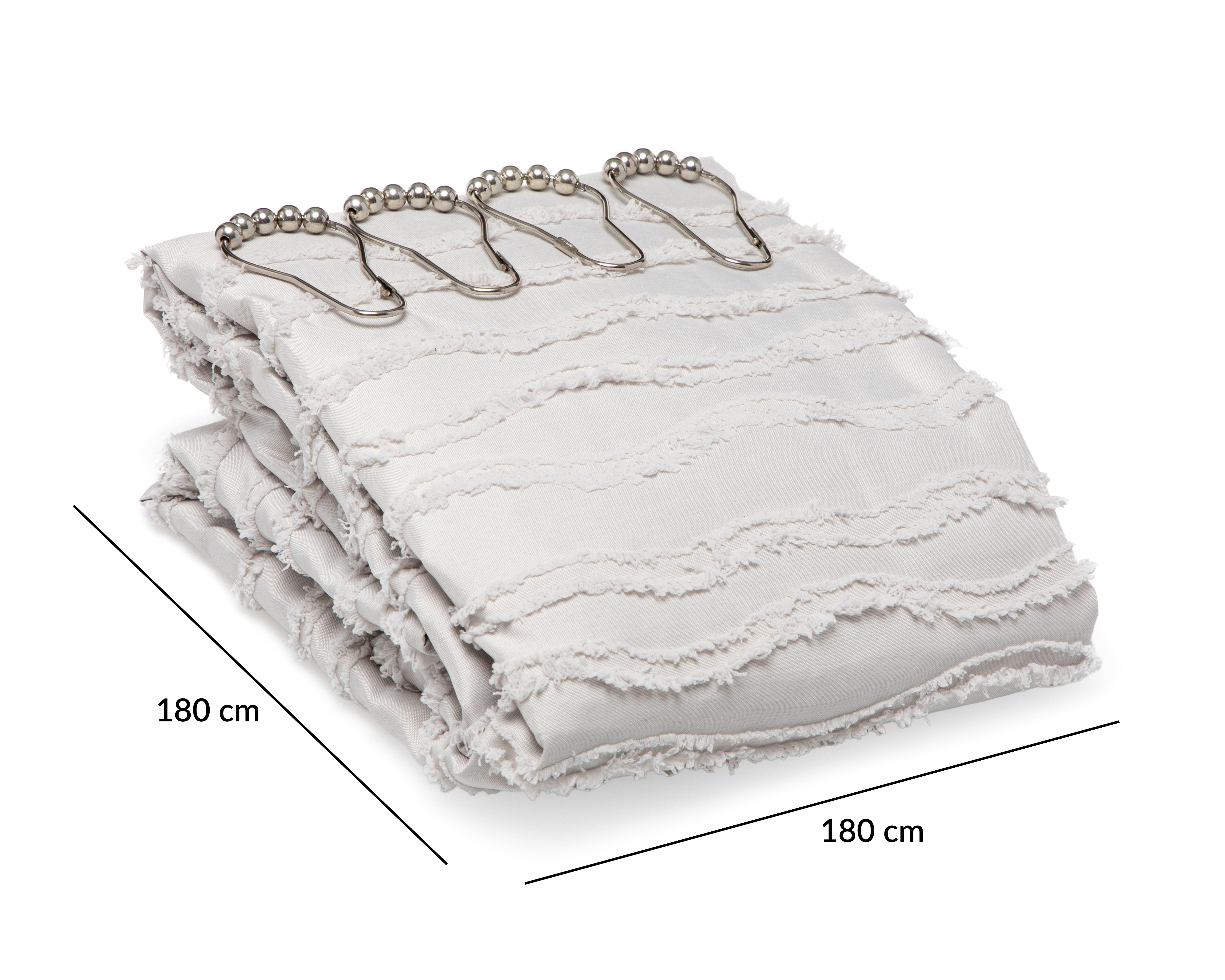 Foto 4 | Foto 4 | Cortina de Baño Starhaus con Ganchos