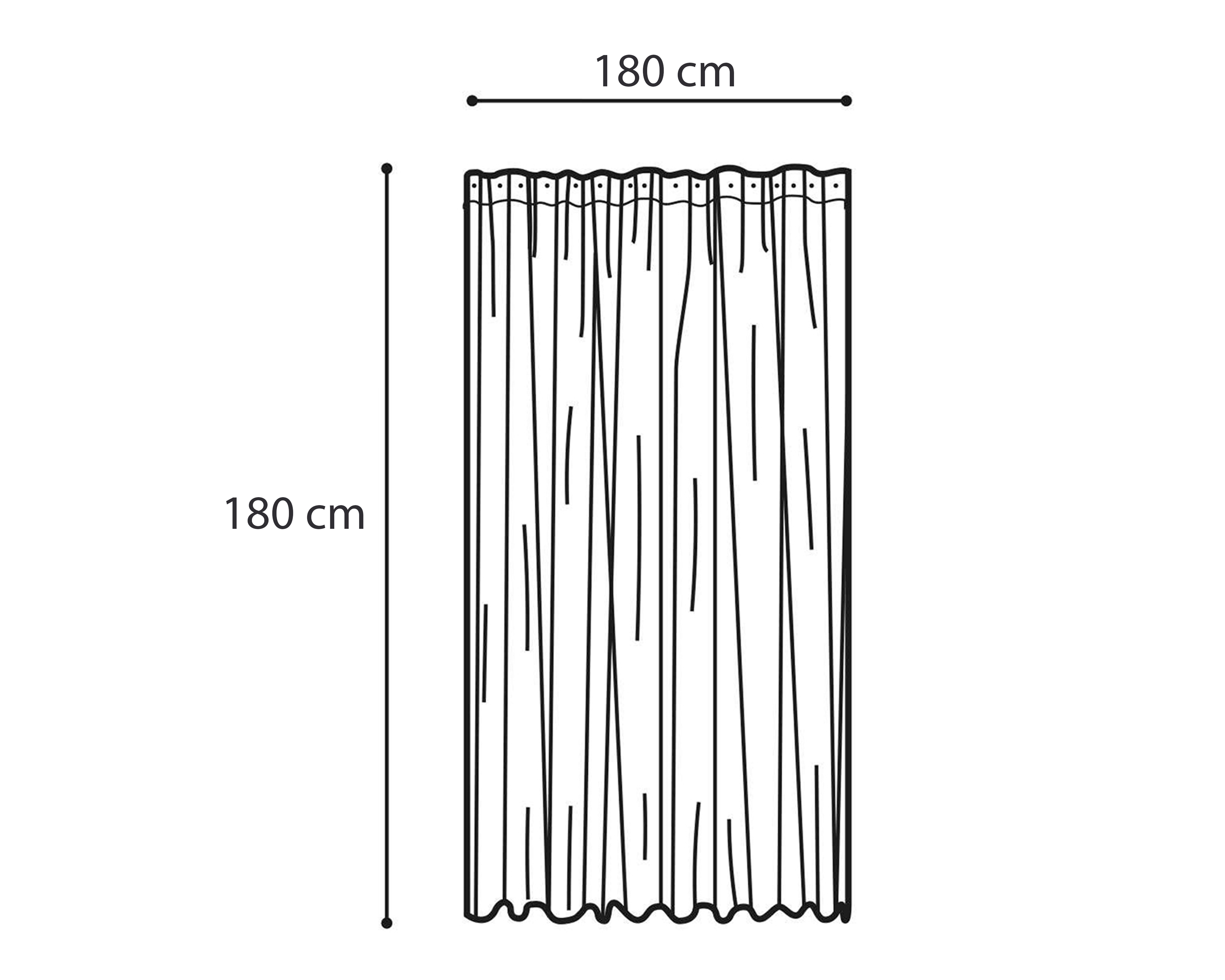 Foto 6 pulgar | Foto 5 | Cortina para Baño Starhus Negra