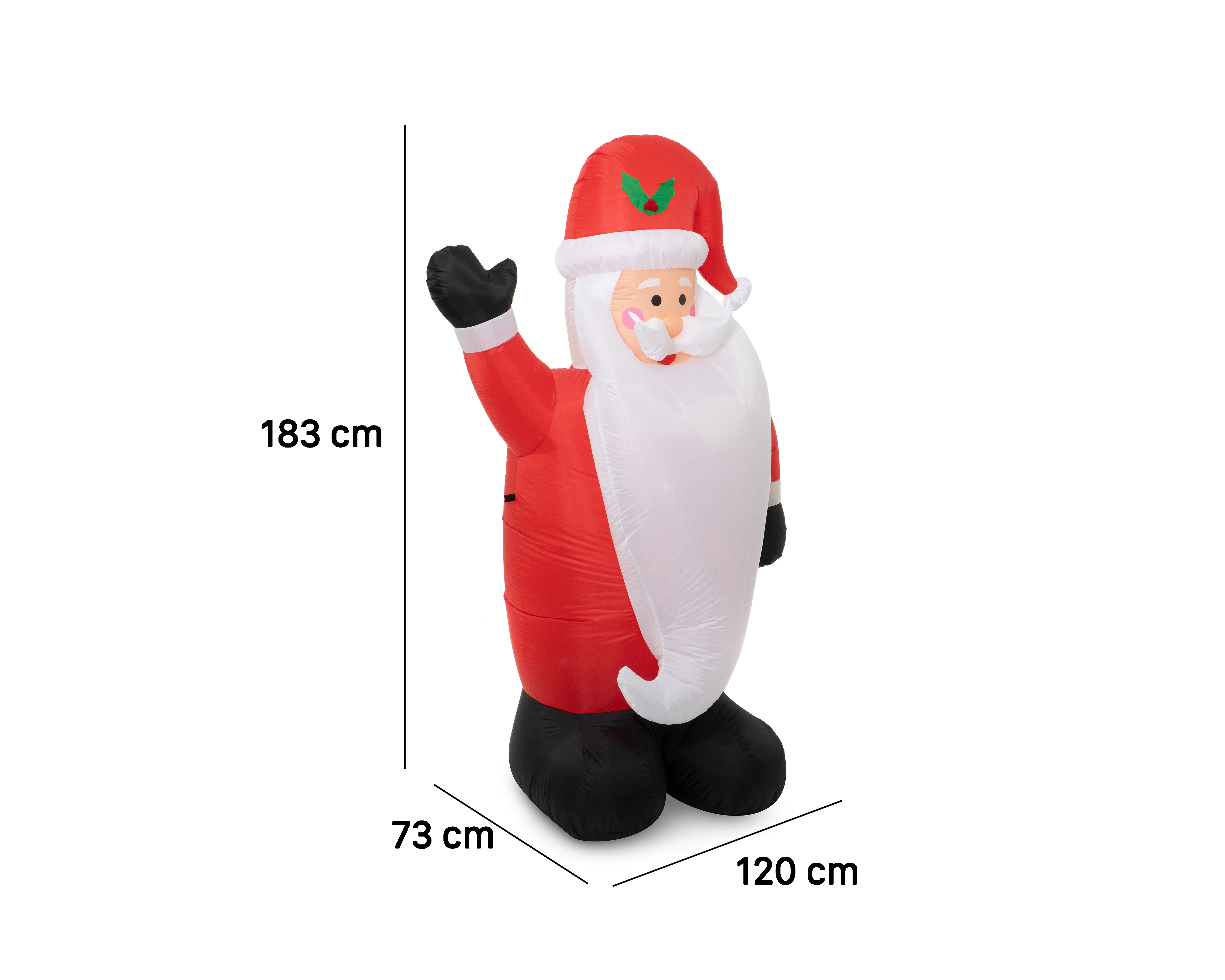 Foto 7 pulgar | Foto 6 | Inflable Shiny Santa 183 cm
