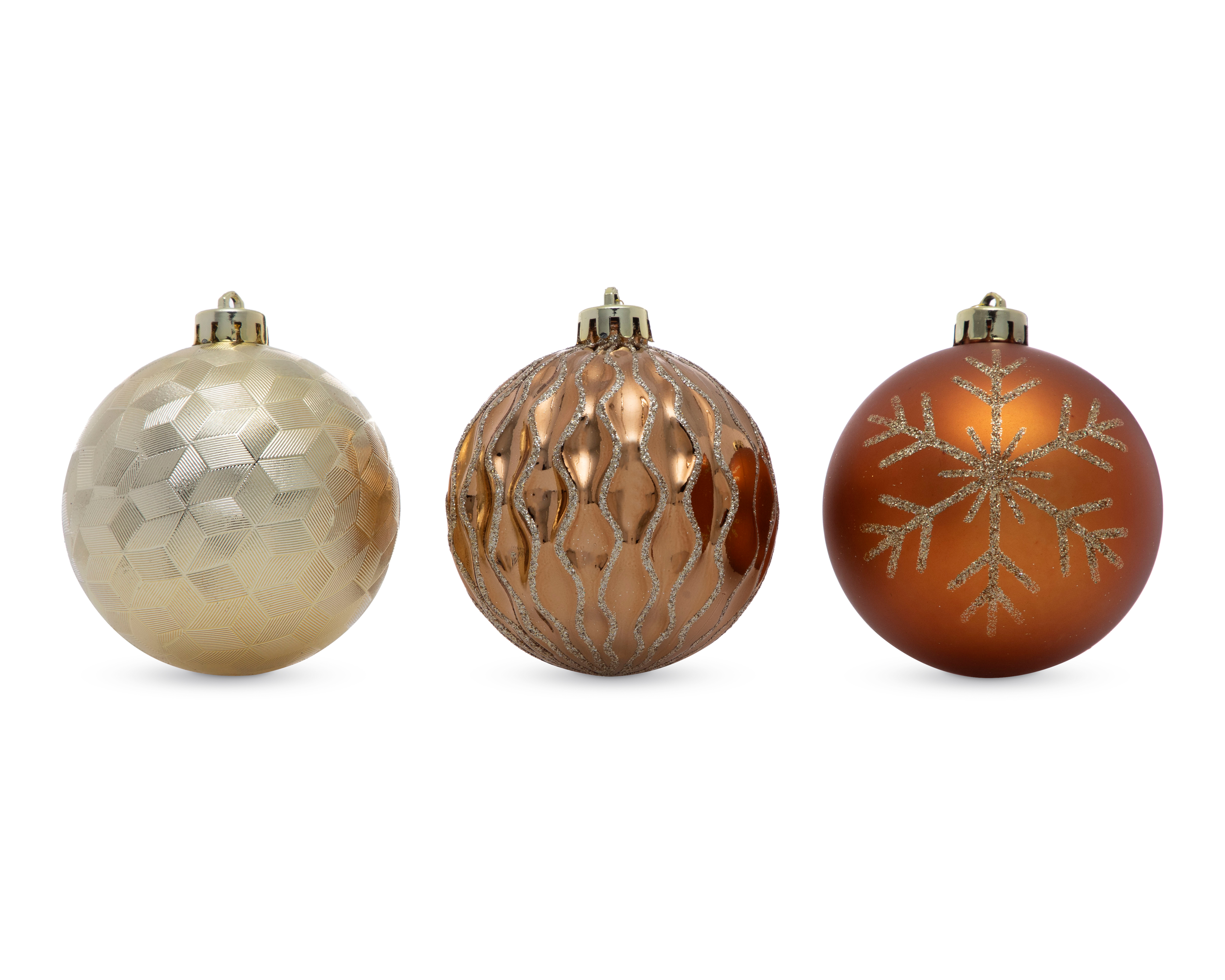 Foto 2 | Foto 2 | Esferas Navideñas Cobres 6 Piezas