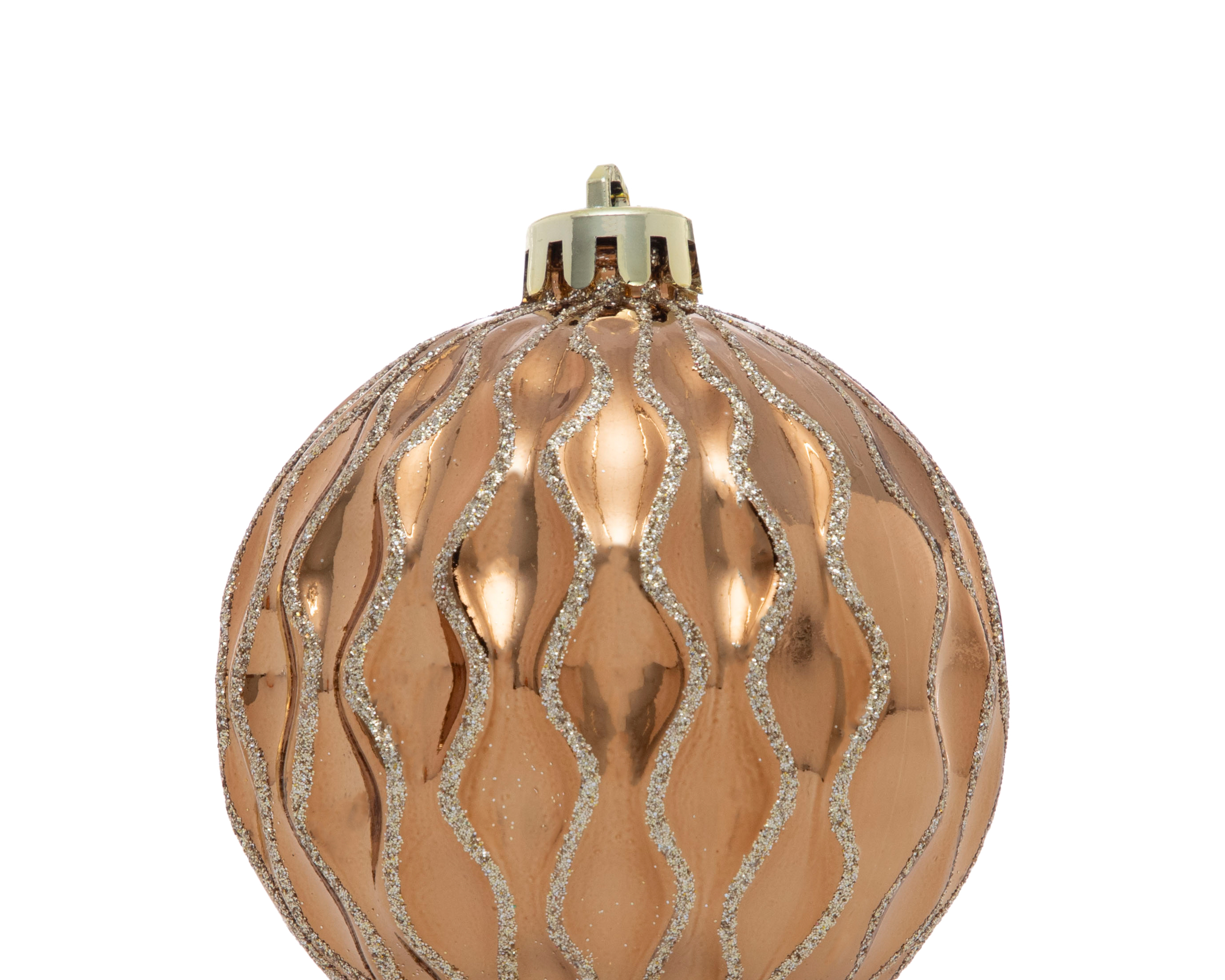 Foto 4 | Foto 4 | Esferas Navideñas Cobres 6 Piezas