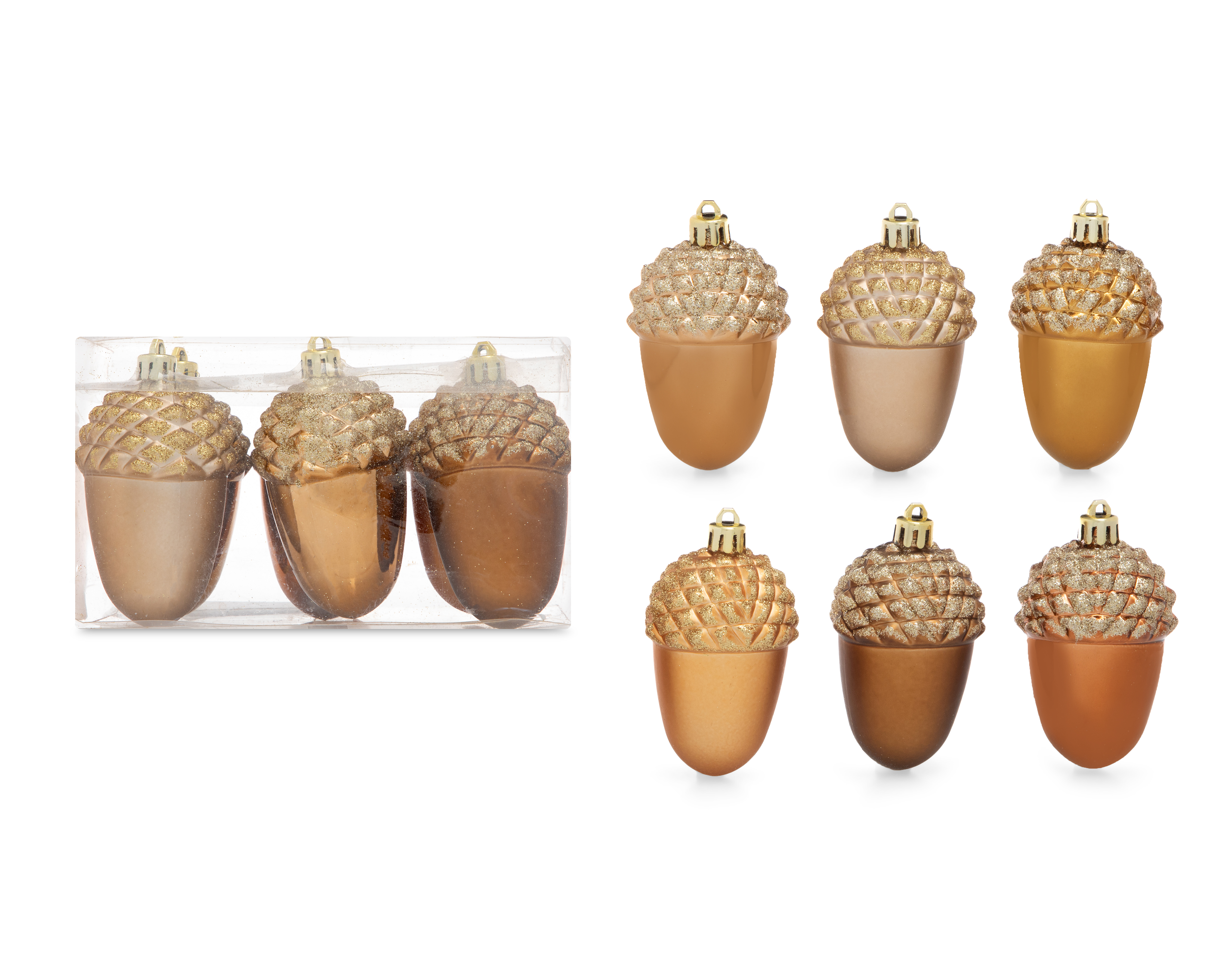 Accesorio para Árbol Bellota Golden 6 Piezas