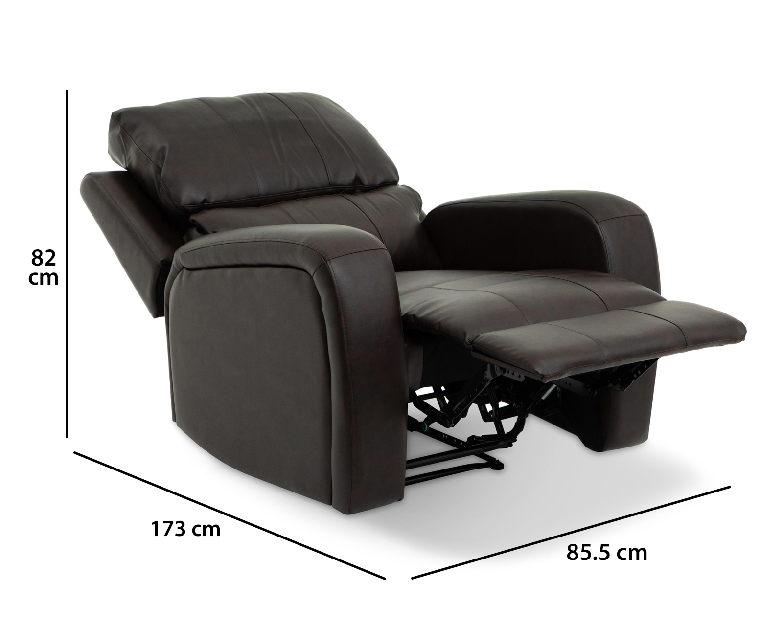 Foto 8 | Foto 8 | Sillón Reclinable Leo Café