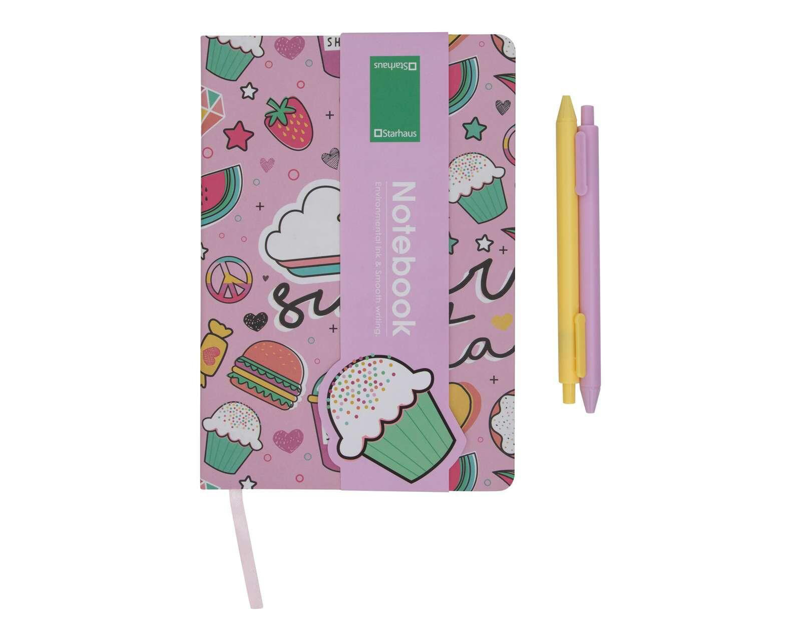 Libreta Nahia Rose marca Starhaus 3 Piezas