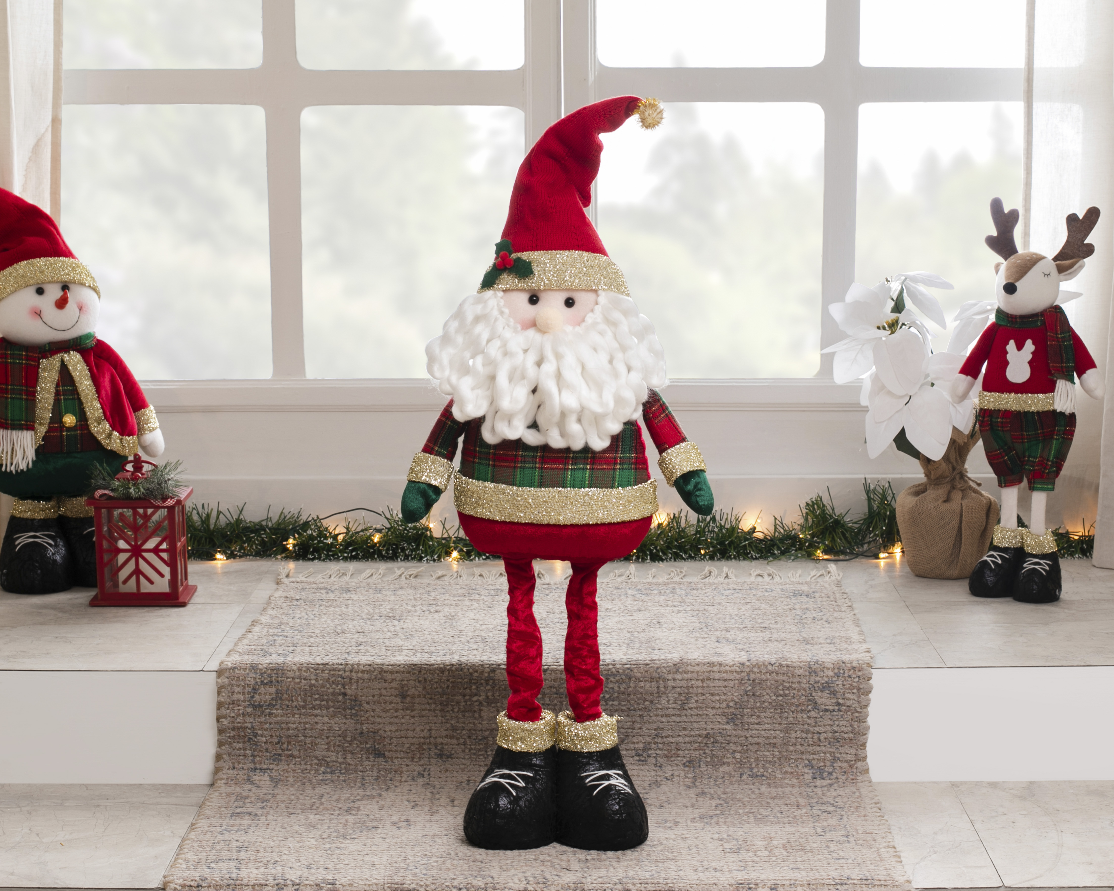 Foto 6 | Foto 6 | Figura de Santa Claus Happy Tall de Poliéster