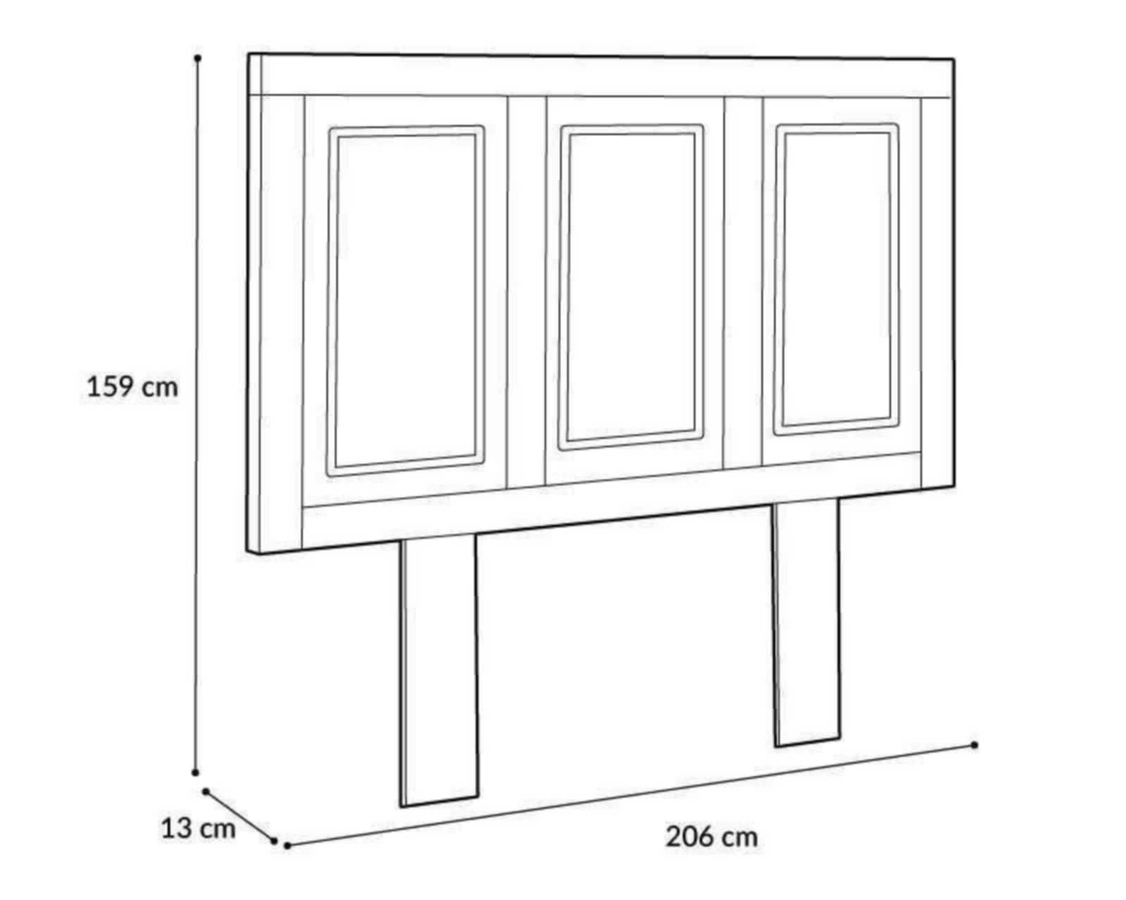 Foto 6 | Foto 6 | Cabecera Texas King Size Nogal