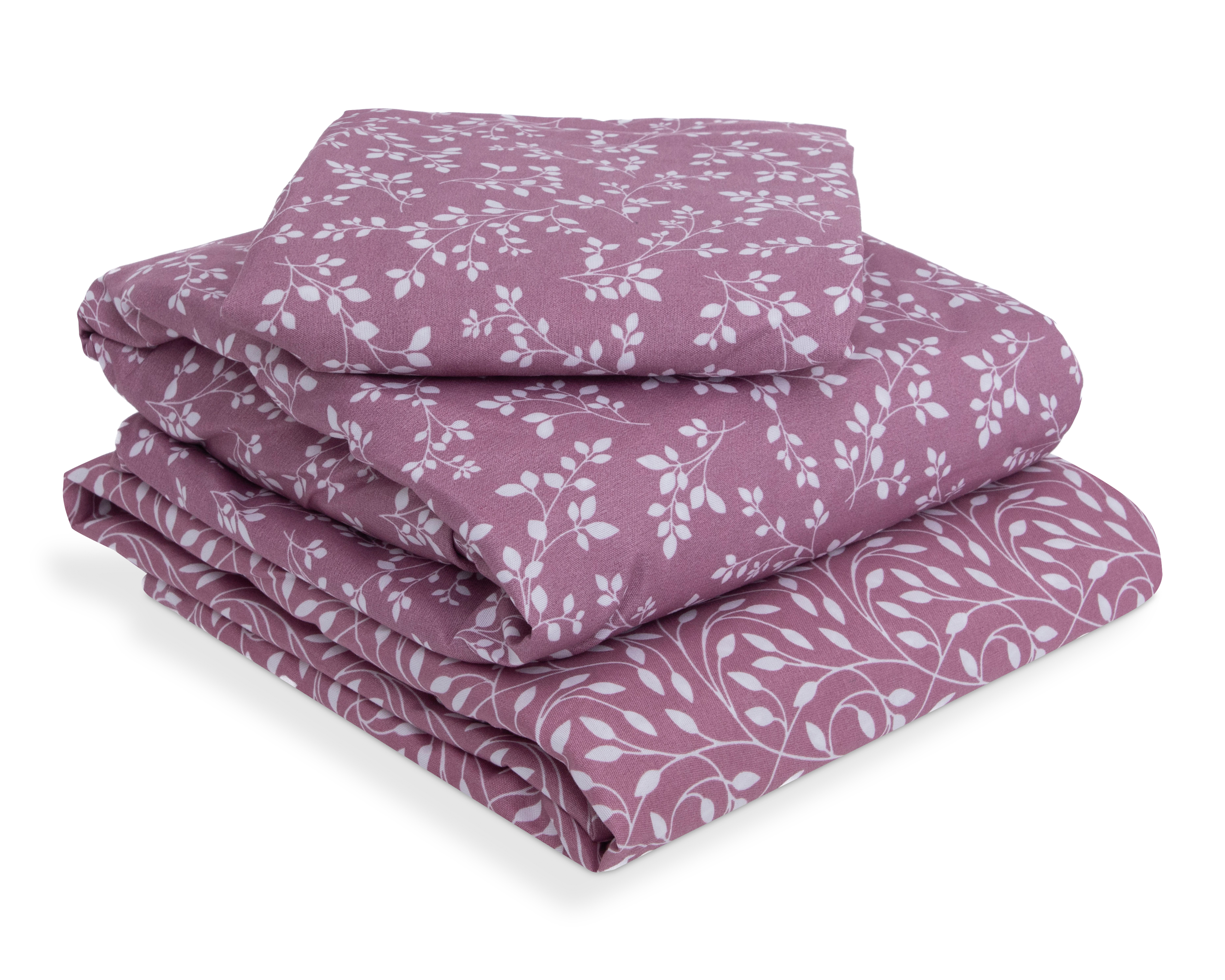 Foto 2 pulgar | Foto 1 | Sábana Matrimonial con Funda para Almohada CMI Lila 3 Piezas