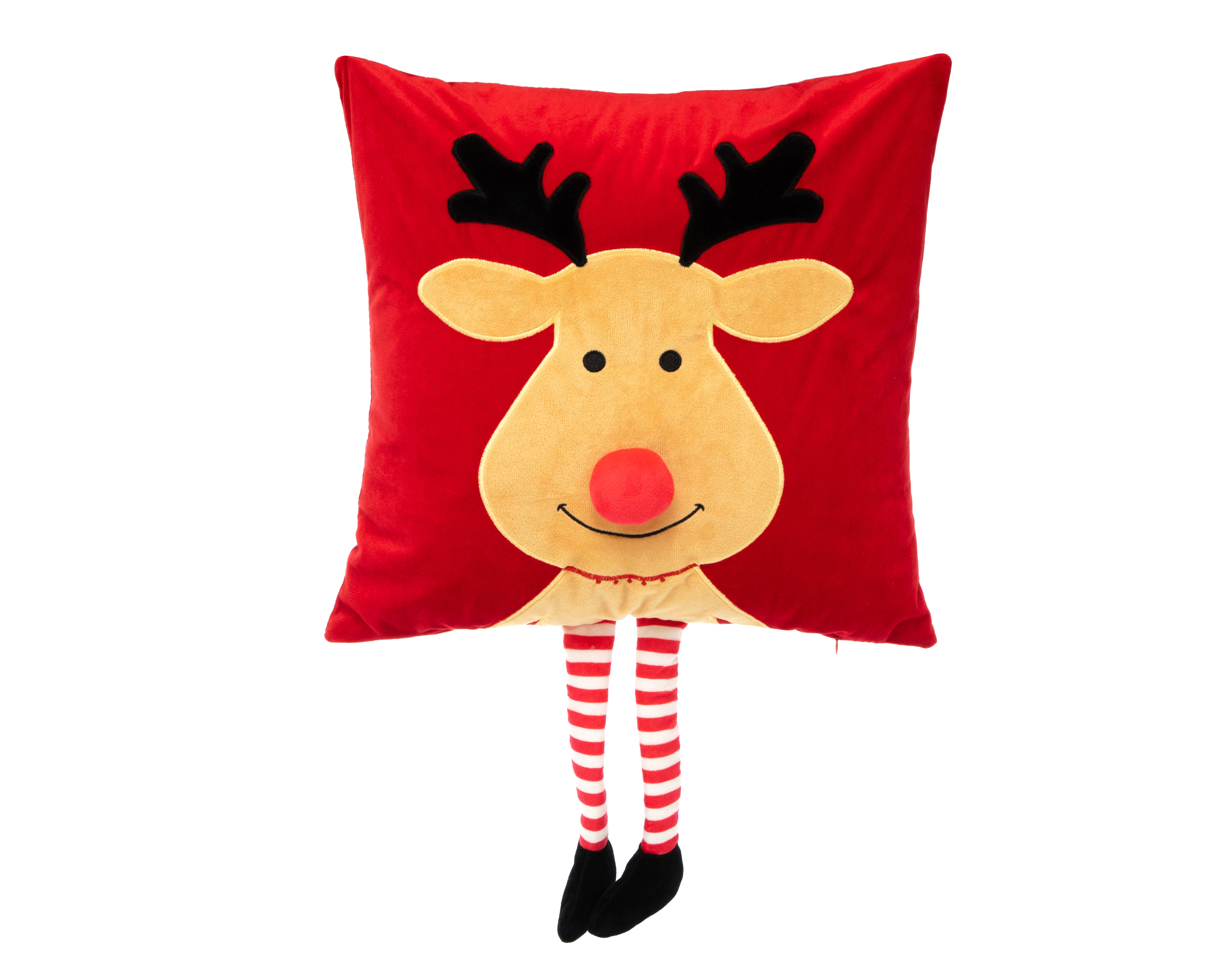 Cojín Navideño Rudolph Rojo