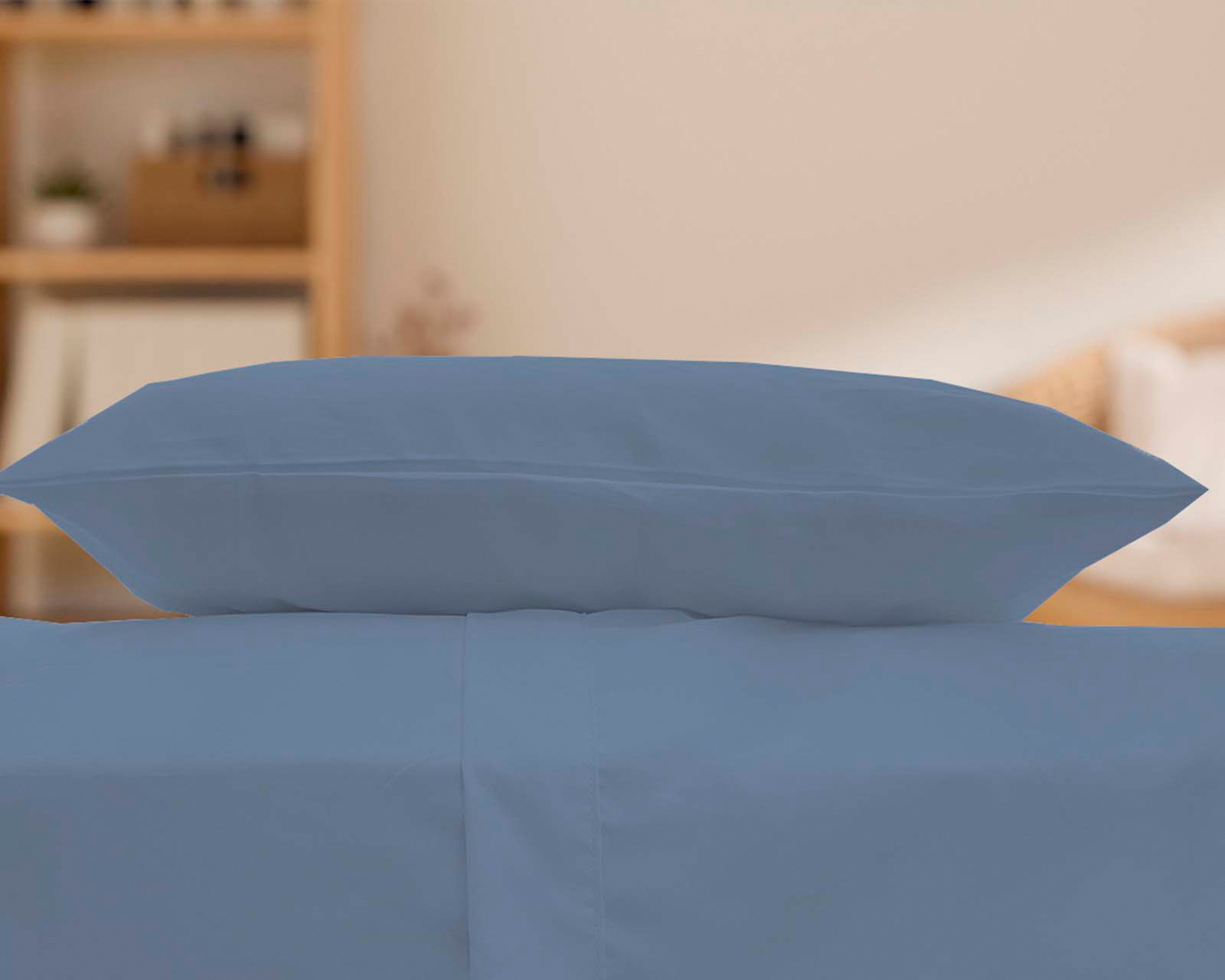 Foto 5 | Foto 5 | Sábana Matrimonial con Fundas para Almohada Spring Air Azul 4 Piezas