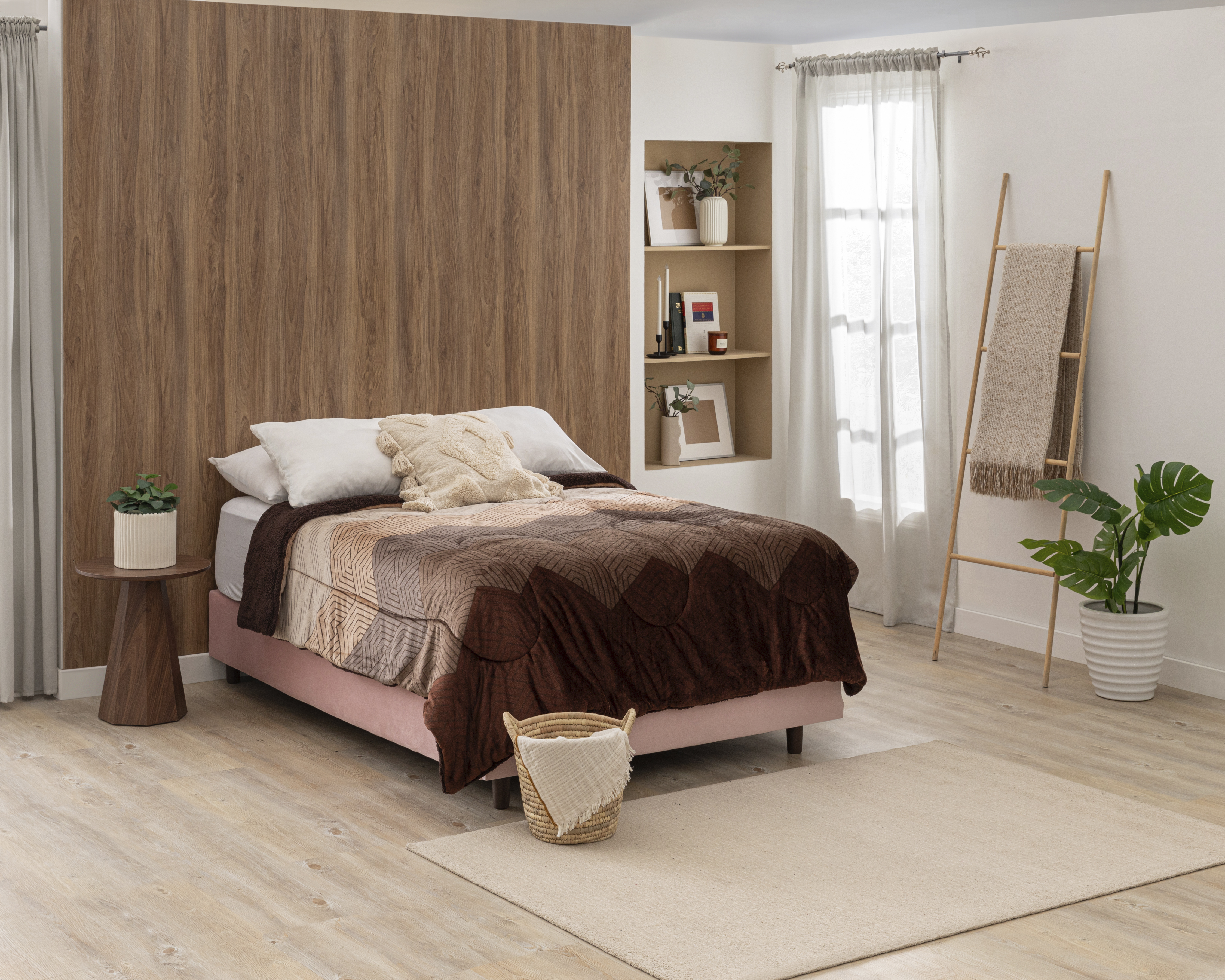 Foto 2 pulgar | Foto 1 | Cobertor Matrimonial Jumbo Starhaus Horizonte Chocolate