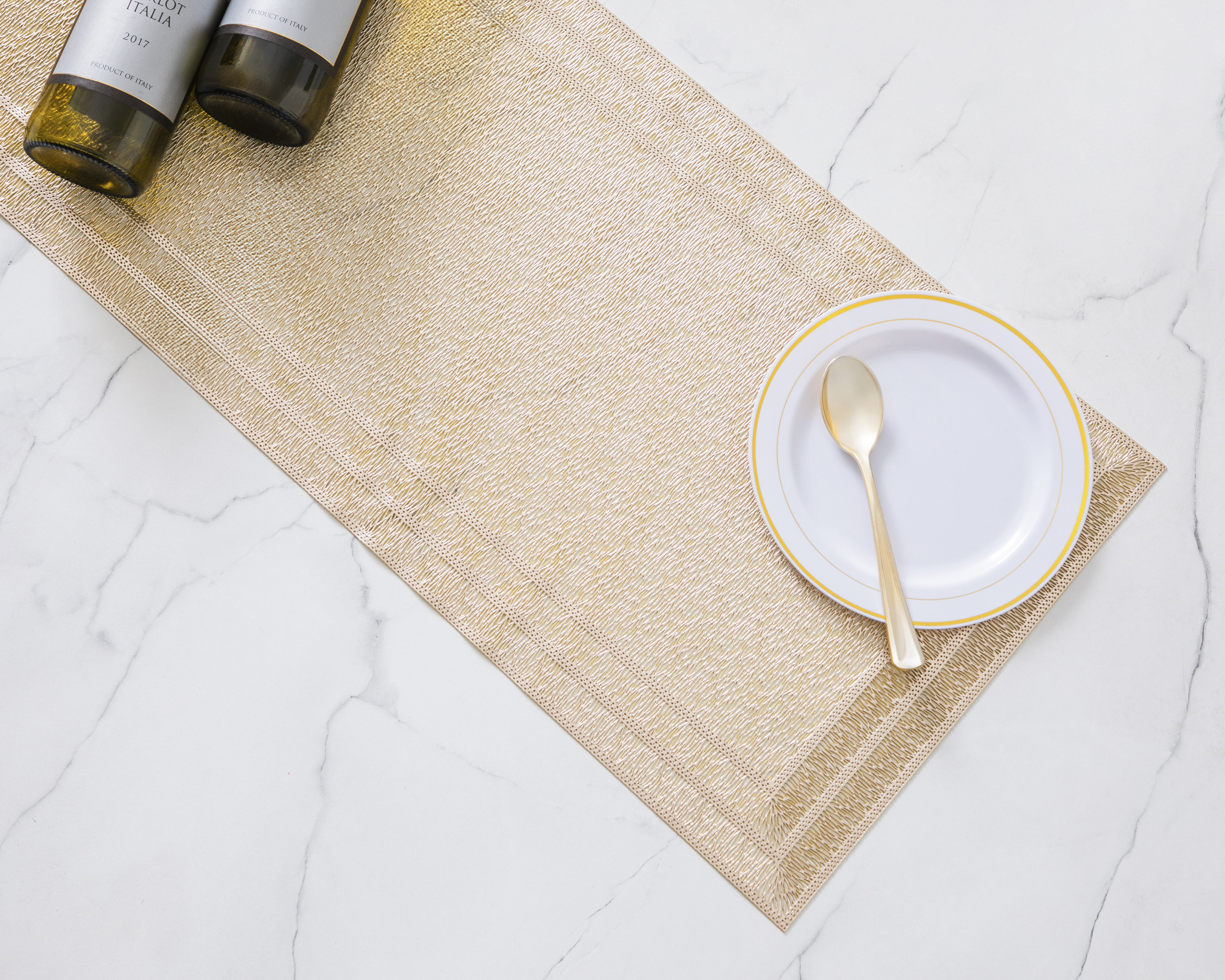 Foto 2 pulgar | Foto 1 | Camino de Mesa Niquel 33 x 92 cm