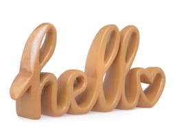 Letrero Decorativo Hellow de Poliresina