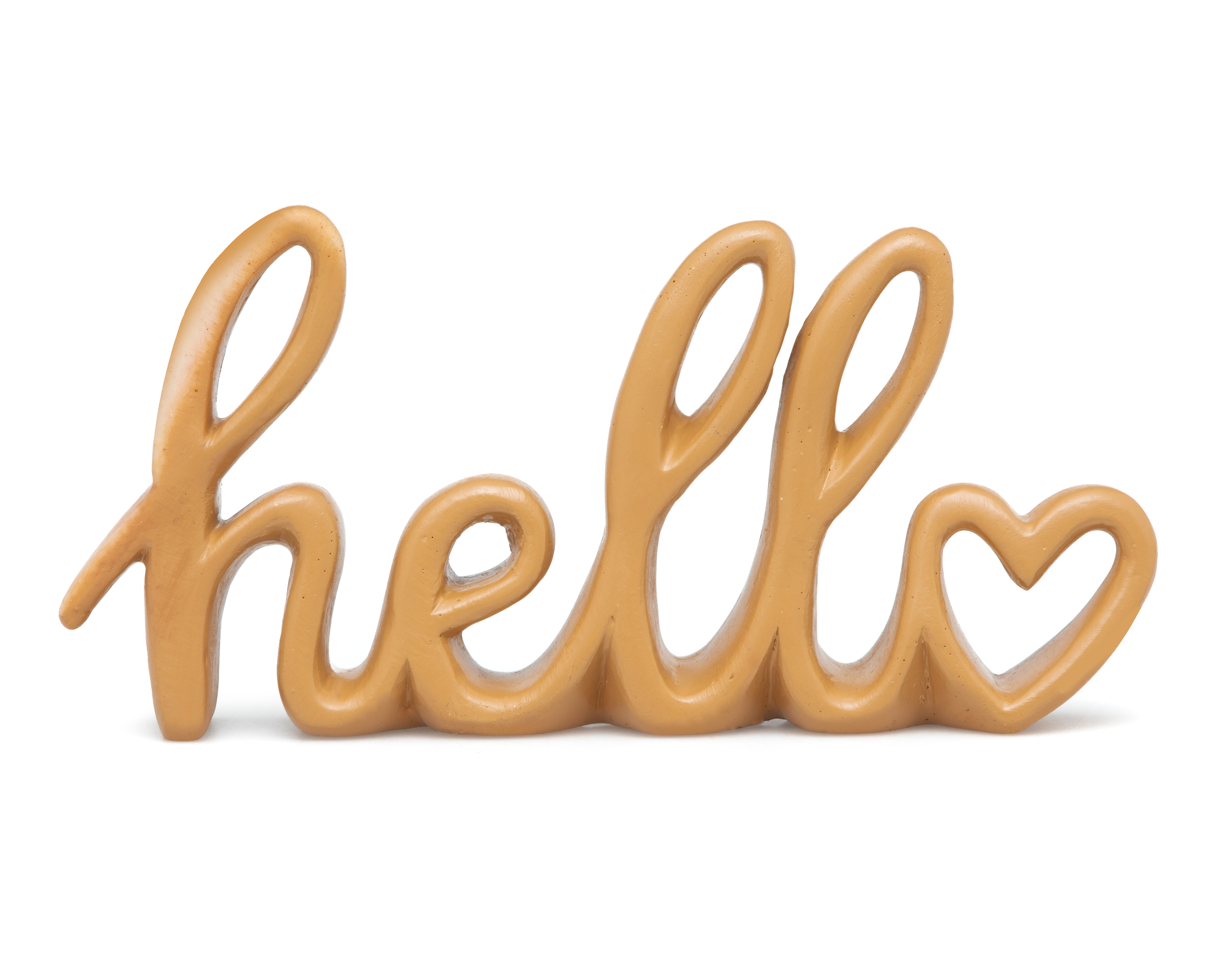 Foto 4 pulgar | Foto 3 | Letrero Decorativo Hellow de Poliresina