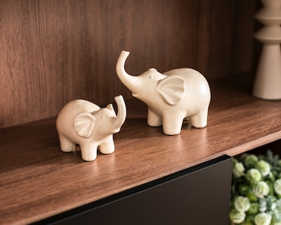 Foto 5 | Foto 5 | Escultura de Elefante Cobalt S de Cerámica