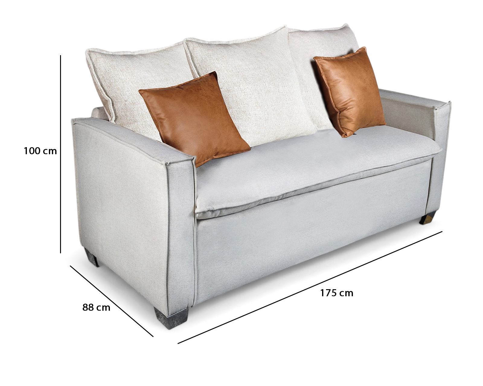 Foto 8 pulgar | Foto 7 | Loveseat Constanza Contemporáneo