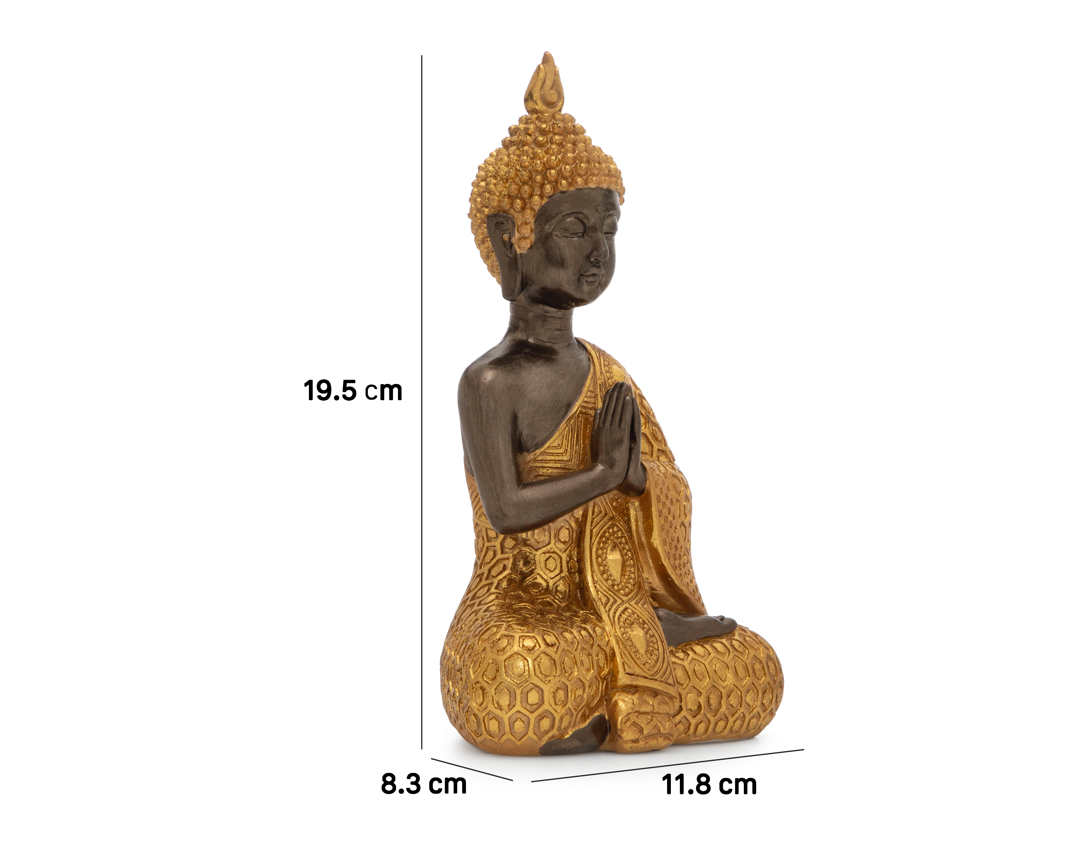 Foto 7 pulgar | Foto 6 | Escultura de Buda Budan de Cerámica