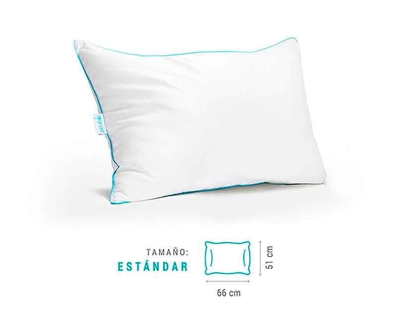Foto 6 pulgar | Foto 5 | Almohada Sognare Nuo Estándar Semi Firme 2 Piezas