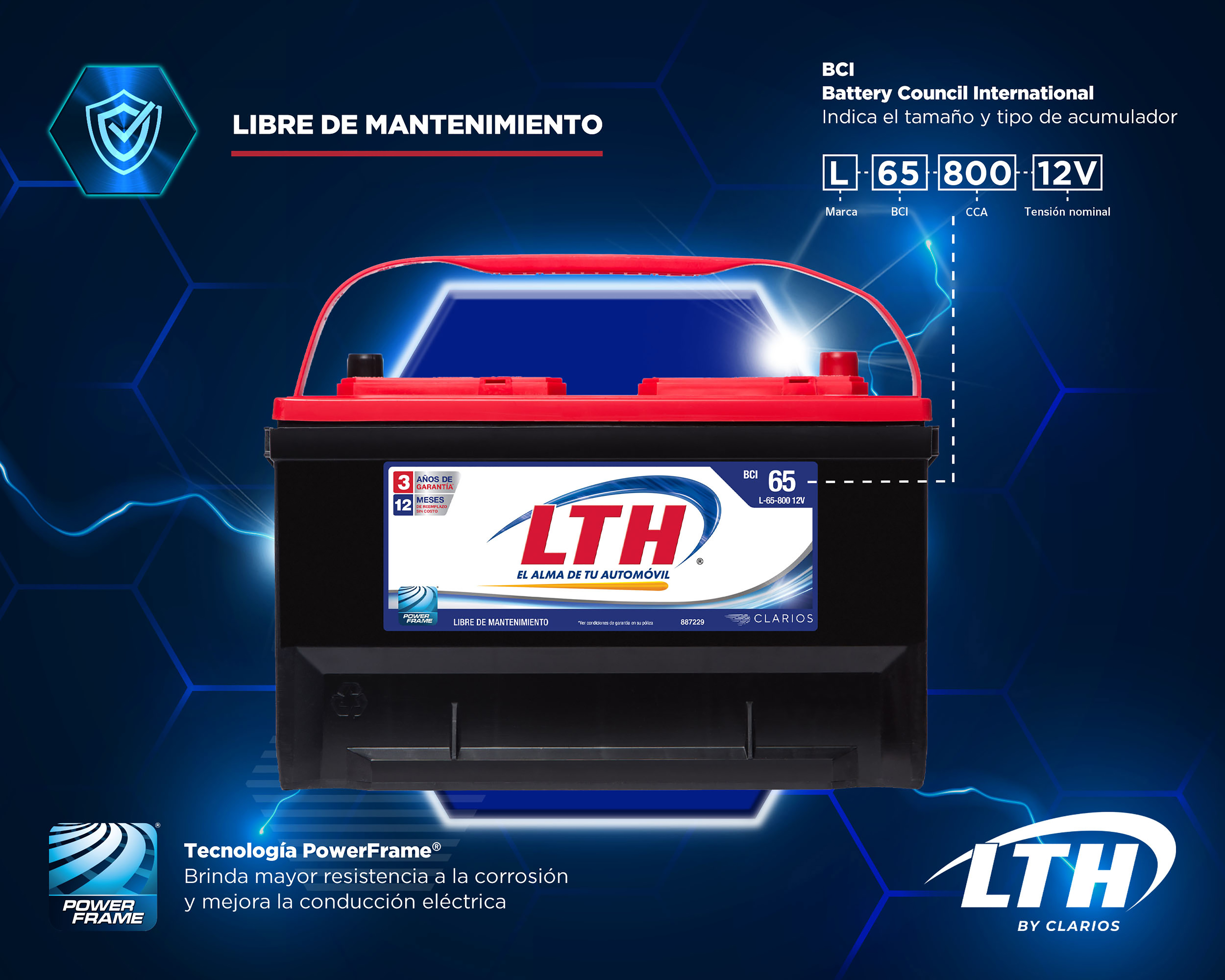 Foto 2 | Foto 2 | Acumulador LTH L-65-800