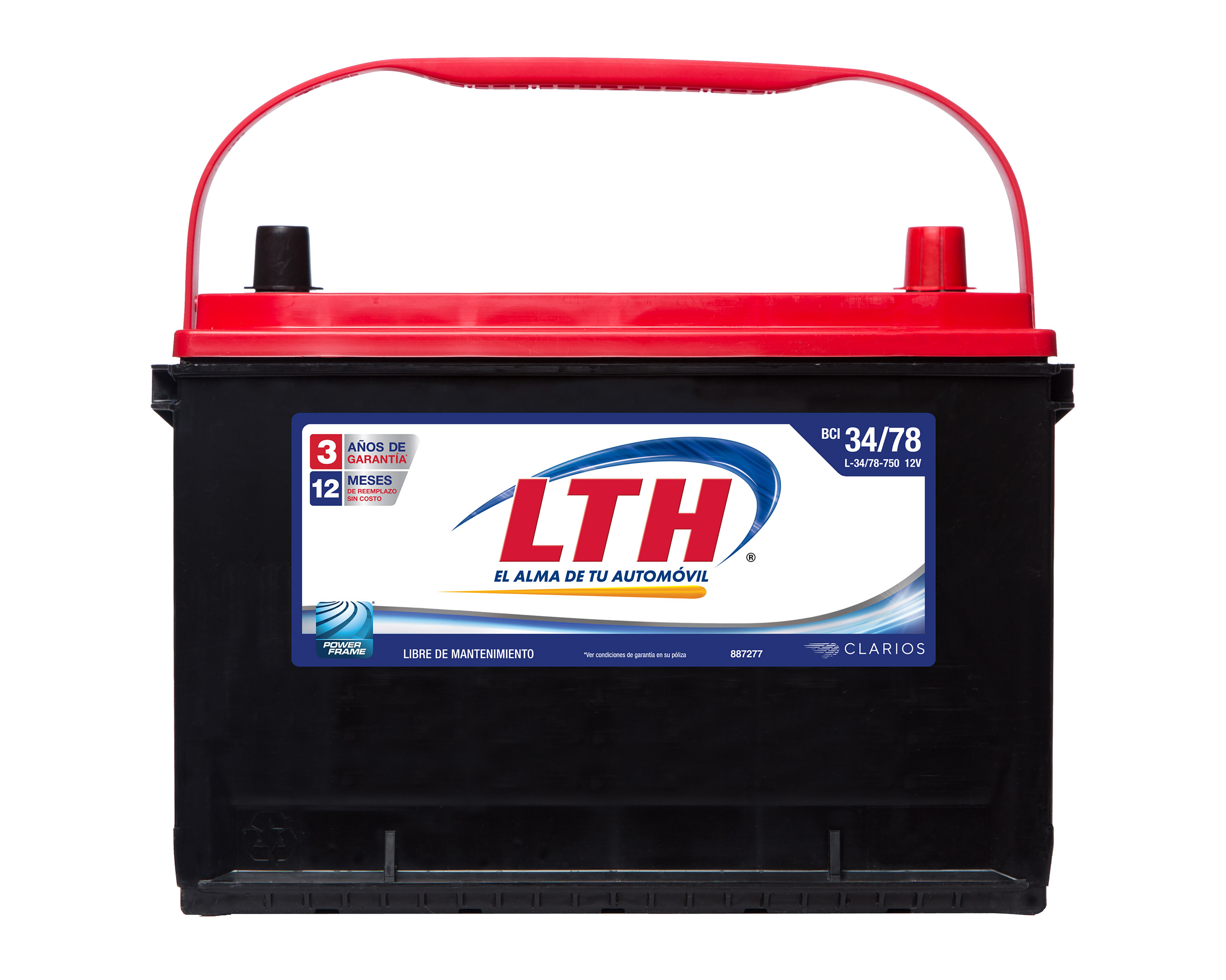 Batería para Auto LTH L-34/78-750 AMP