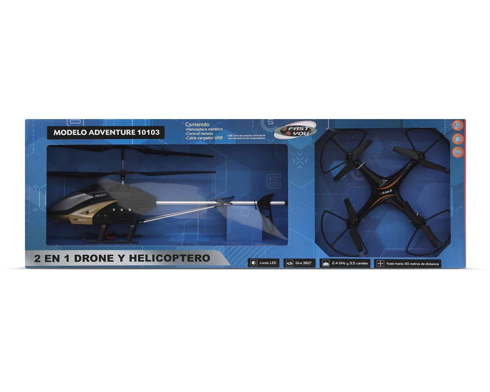 Foto 7 pulgar | Foto 6 | 2Fast 4You Dron Combo H y D Negro